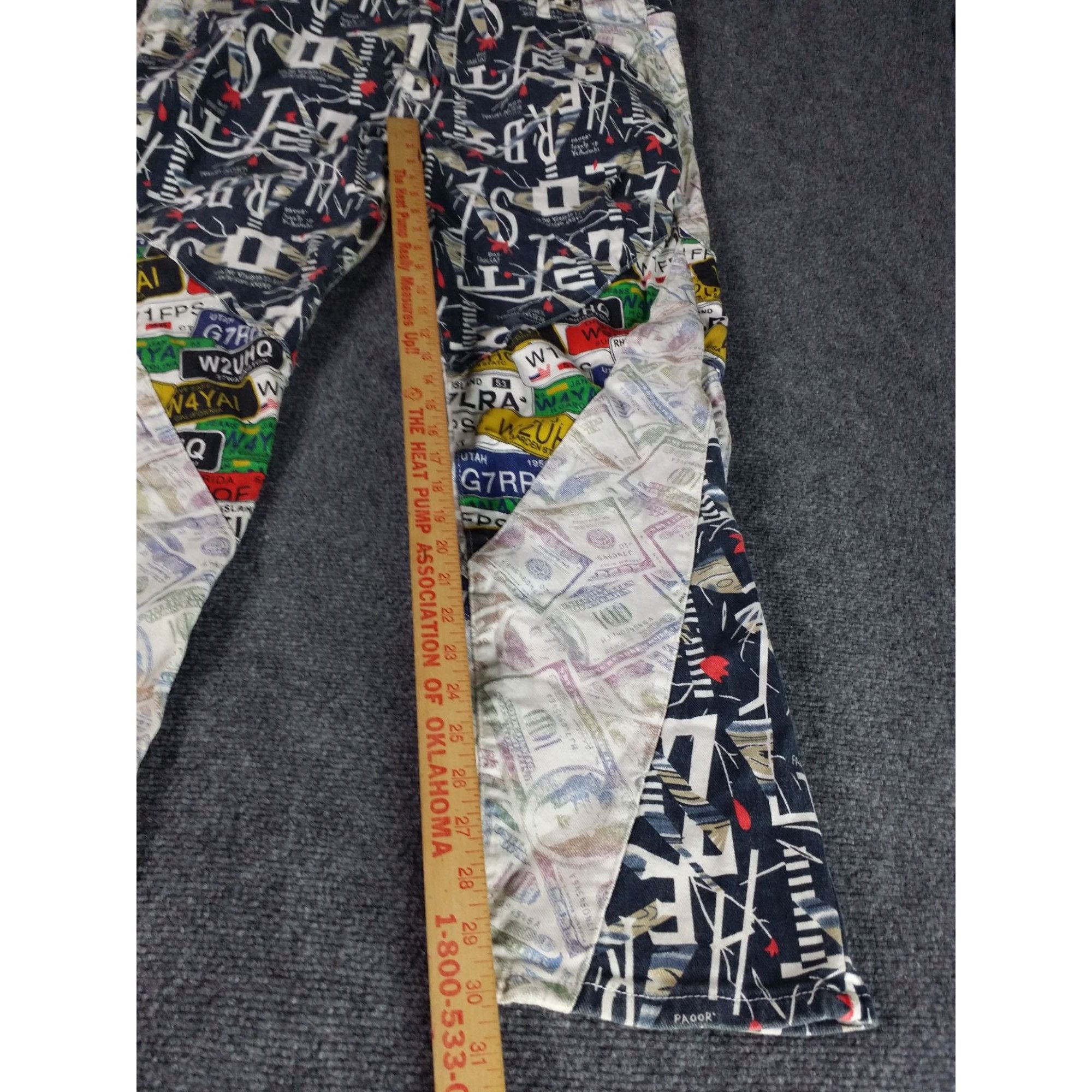 Other Hip Hop Slim Fit Jeans Men Sz 40 Multicolor Graffiti Art Pri Size US 40 / EU 56 - 2 Thumbnail
