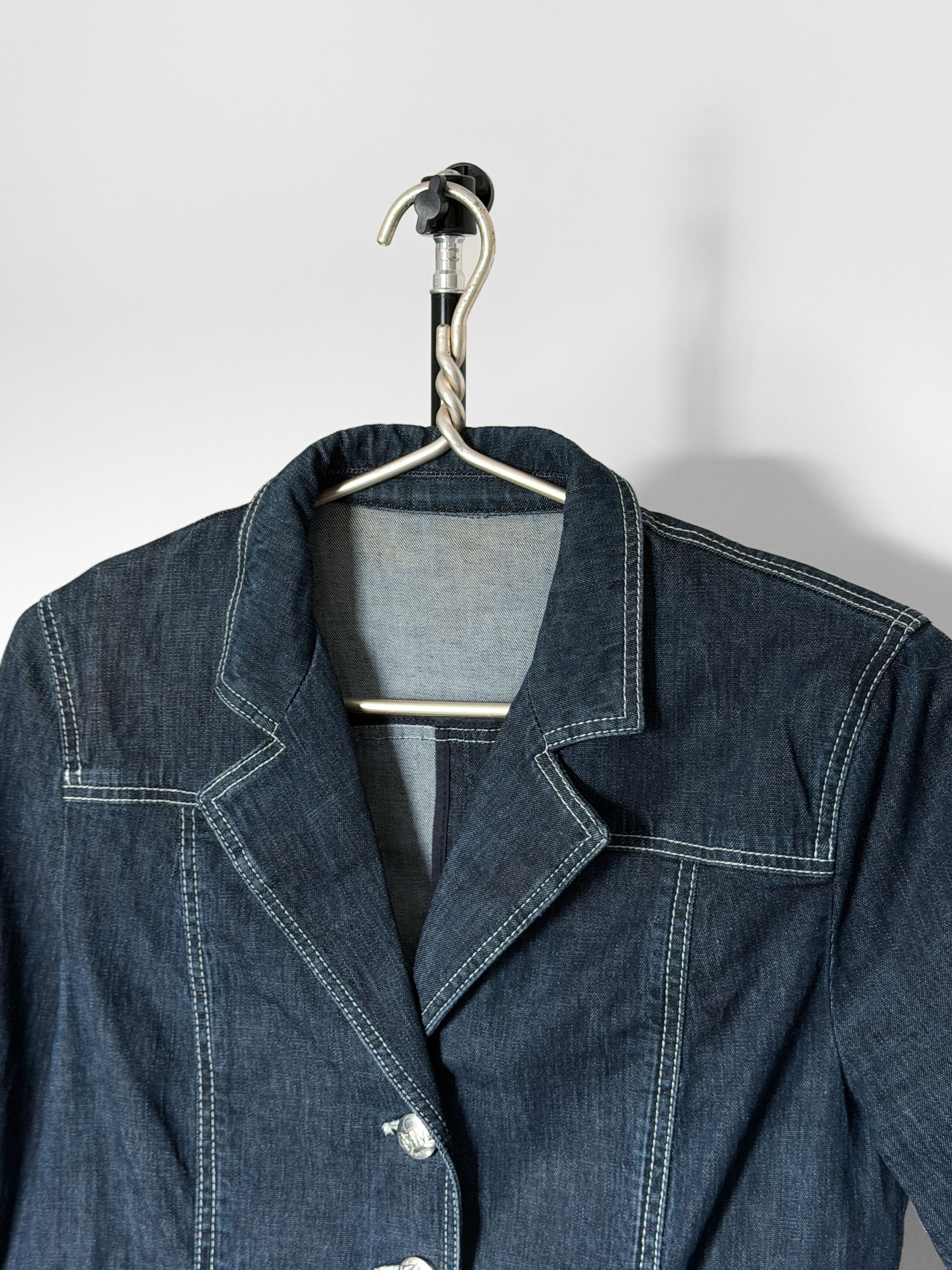 Max Mara Max Mara Vintage Women’s Denim Jacket Size M / US 6-8 / IT 42-44 - 2 Thumbnail