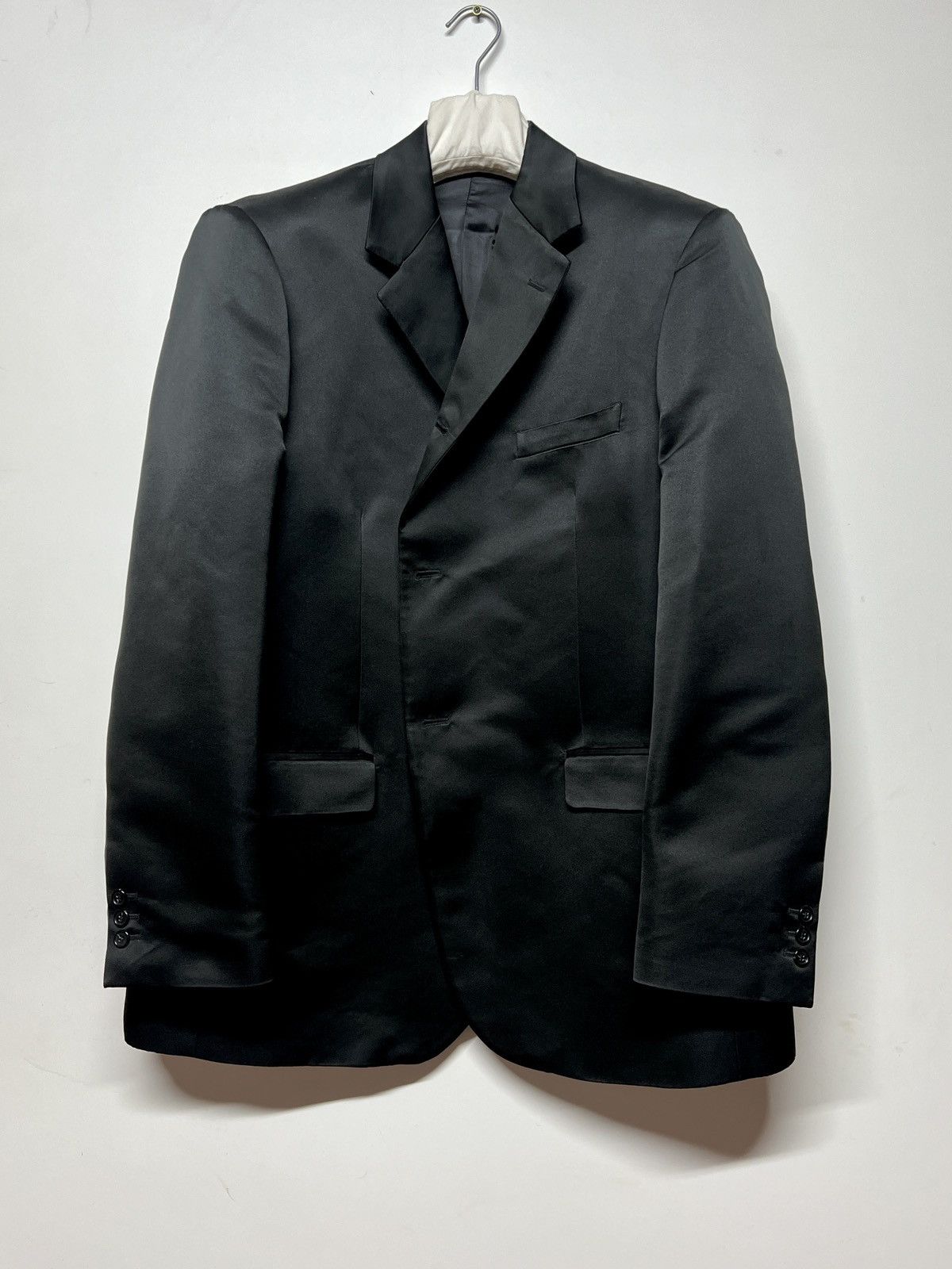 Raf Simons OVERSIZED SATIN BLAZER Size 46S - 1 Thumbnail