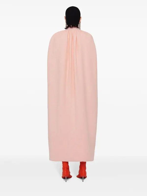 Jil Sander o1w1db10825 Wool-Blend Cape in Pink Size XL / US 12-14 / IT 48-50 - 2 Thumbnail