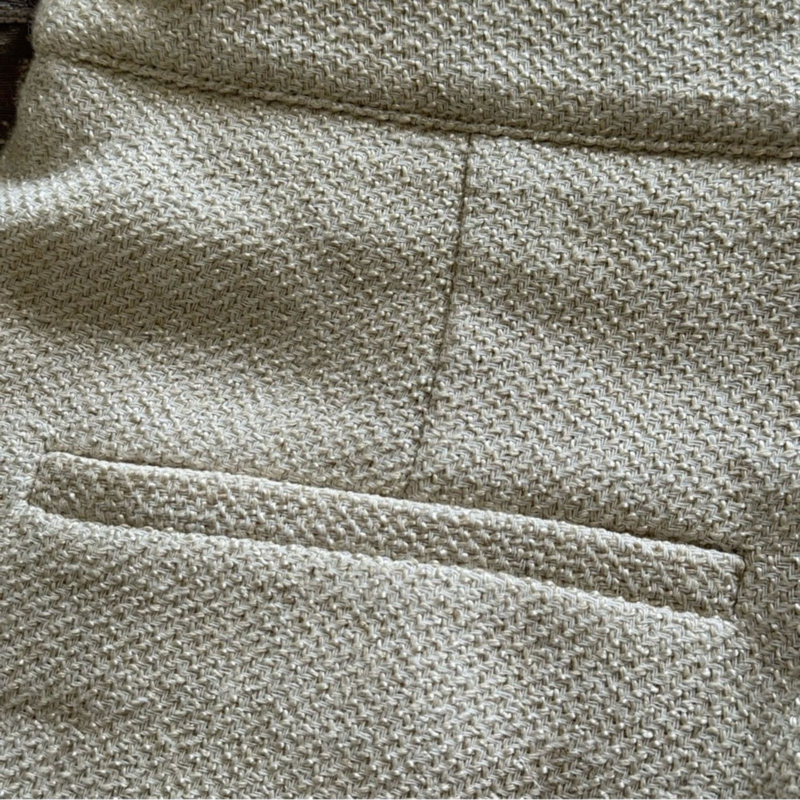 Iro NWT! IRO Cream Women's Shorts, High Waisted, Size 36 Size 26" / US 2 / IT 38 - 9 Thumbnail
