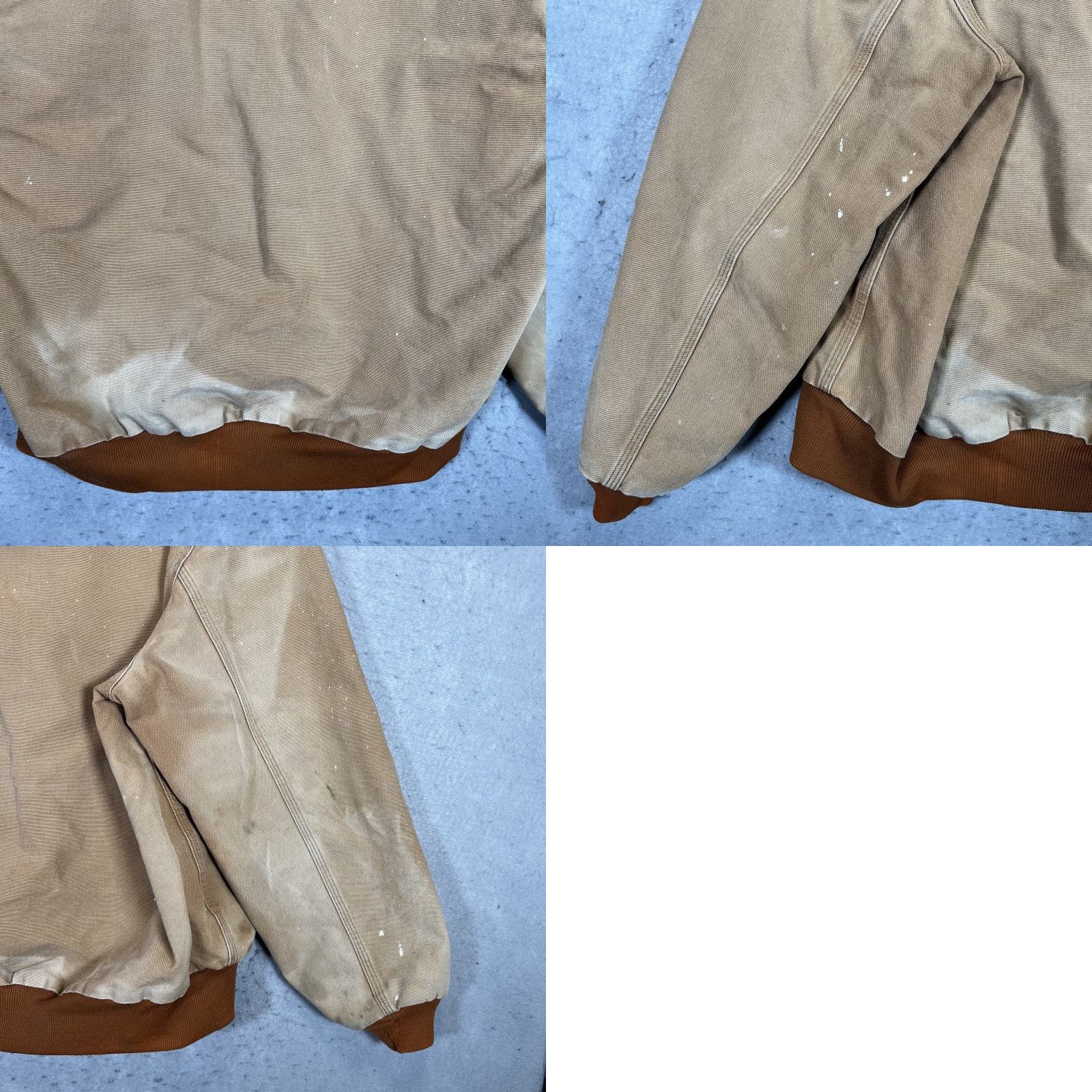 Carhartt VINTAGE Carhartt Full Zip Hooded Jacket Mens XL Beige USA Made Size US XL / EU 56 / 4 - 9 Thumbnail