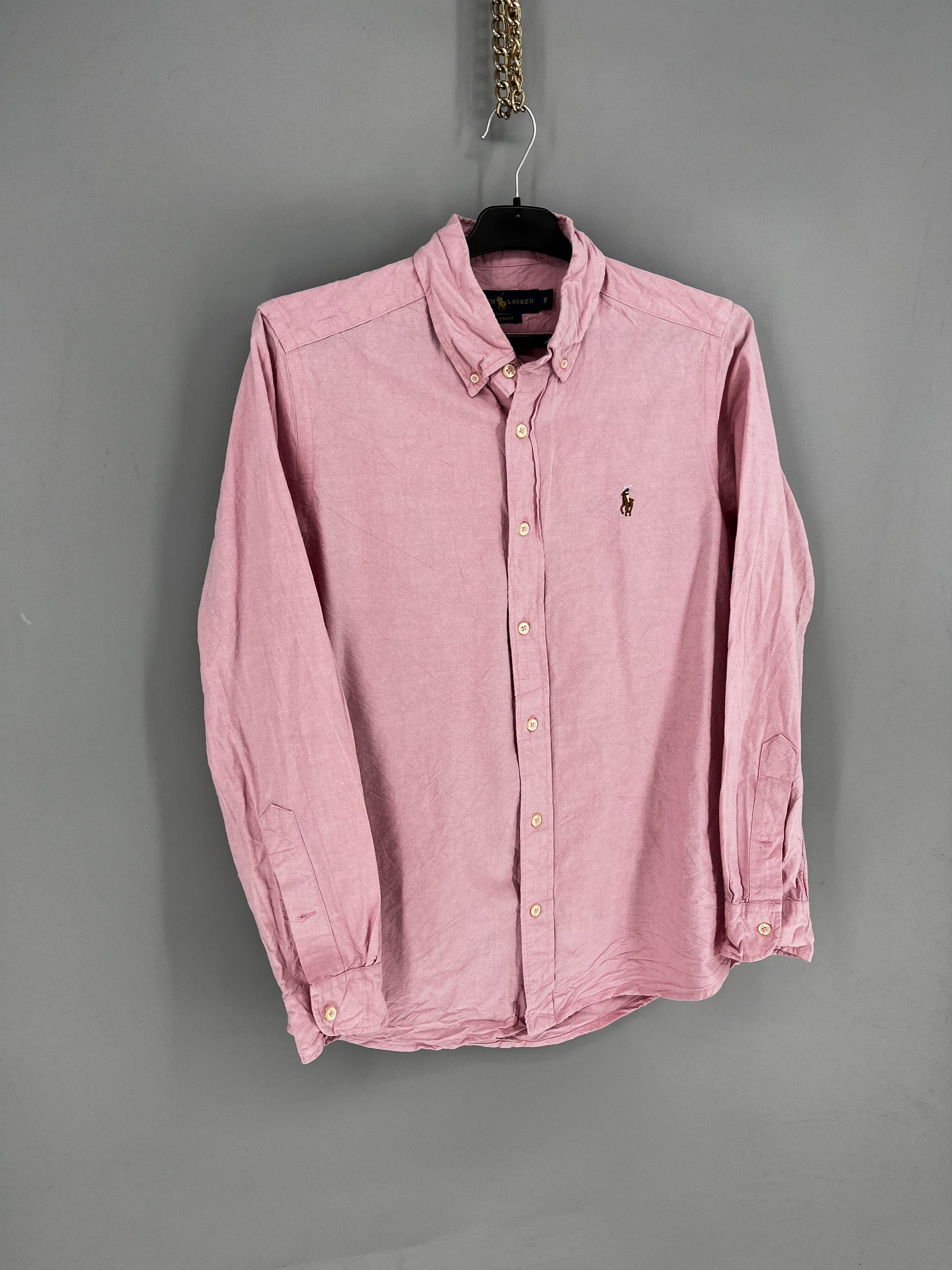 Polo Ralph Lauren Vintage Pink Shirt Polo Ralph Lauren Size S Rare Size US S / EU 44-46 / 1 - 2 Thumbnail