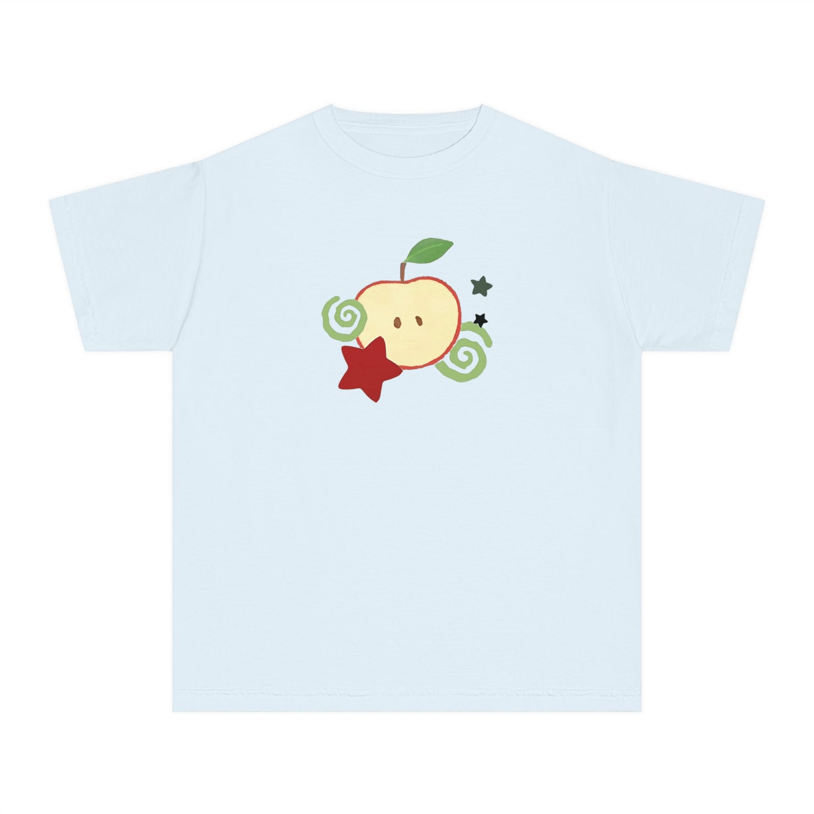 Other Apple Star Baby Tee – Y2K Cottagecore Graphic Top Size L / US 10 / IT 46 - 2 Thumbnail