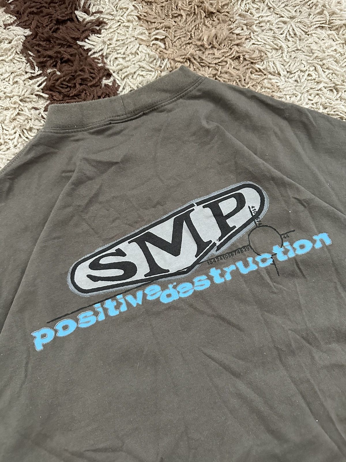 Vintage 🔥VINTAGE SMP MADE IN USA SKATEBOARD T-SHIRT🔥 Size US L / EU 52-54 / 3 - 2 Thumbnail