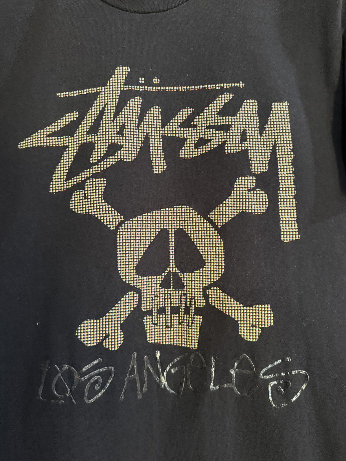 Stussy Vintage Stussy Skulls Los Angeles 3D Faded Tee Size US M / EU 48-50 / 2 - 2 Thumbnail
