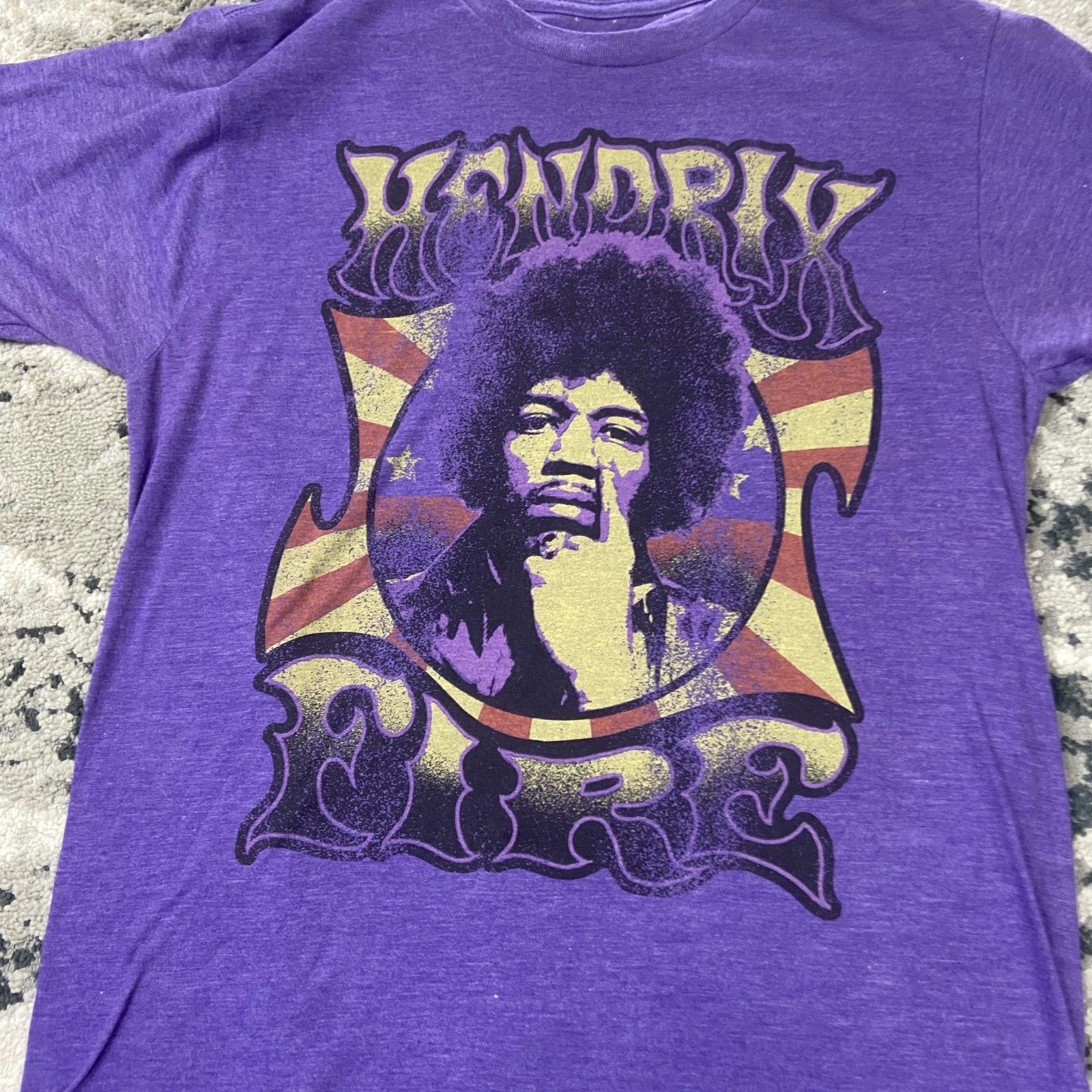 &Daughter Vintage Y2K Stone Free Jimi Hendrix Tour Merch Tee Small Size US S / EU 44-46 / 1 - 4 Thumbnail
