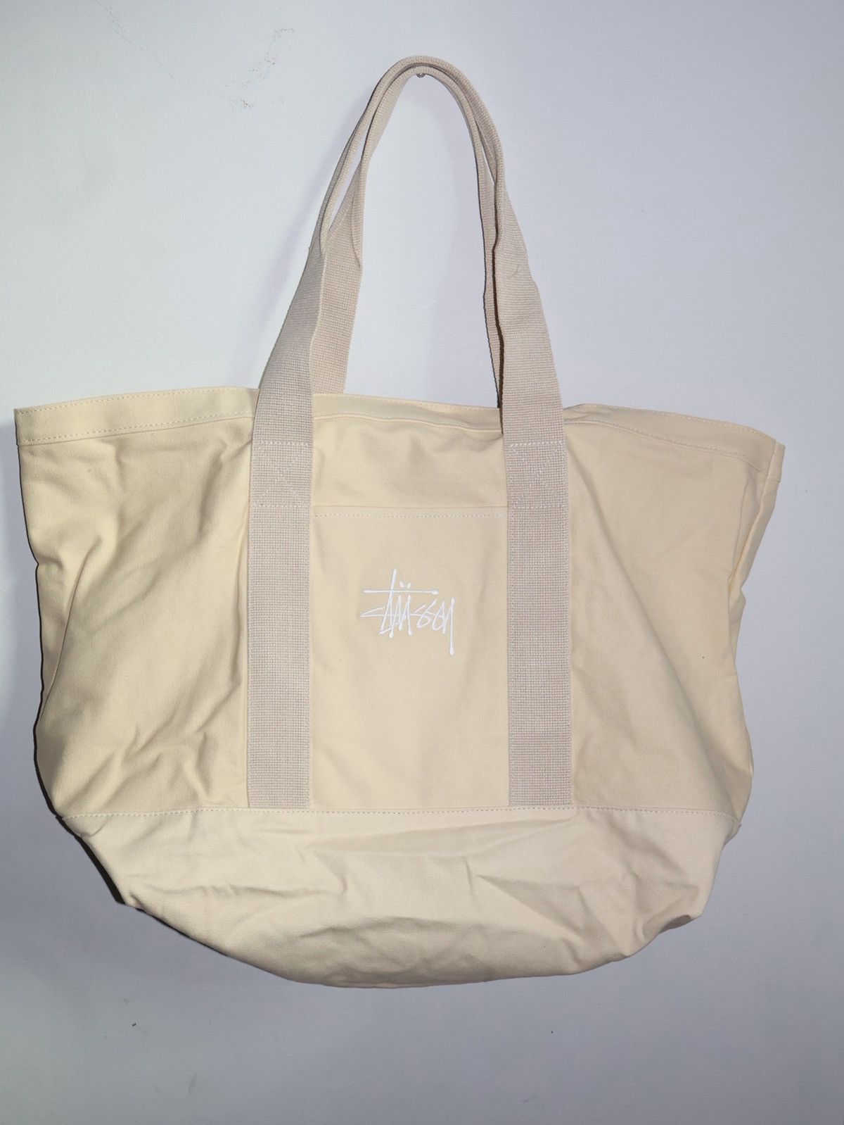 Stussy Cream Stüssy Tote Bag Size ONE SIZE - 7 Thumbnail