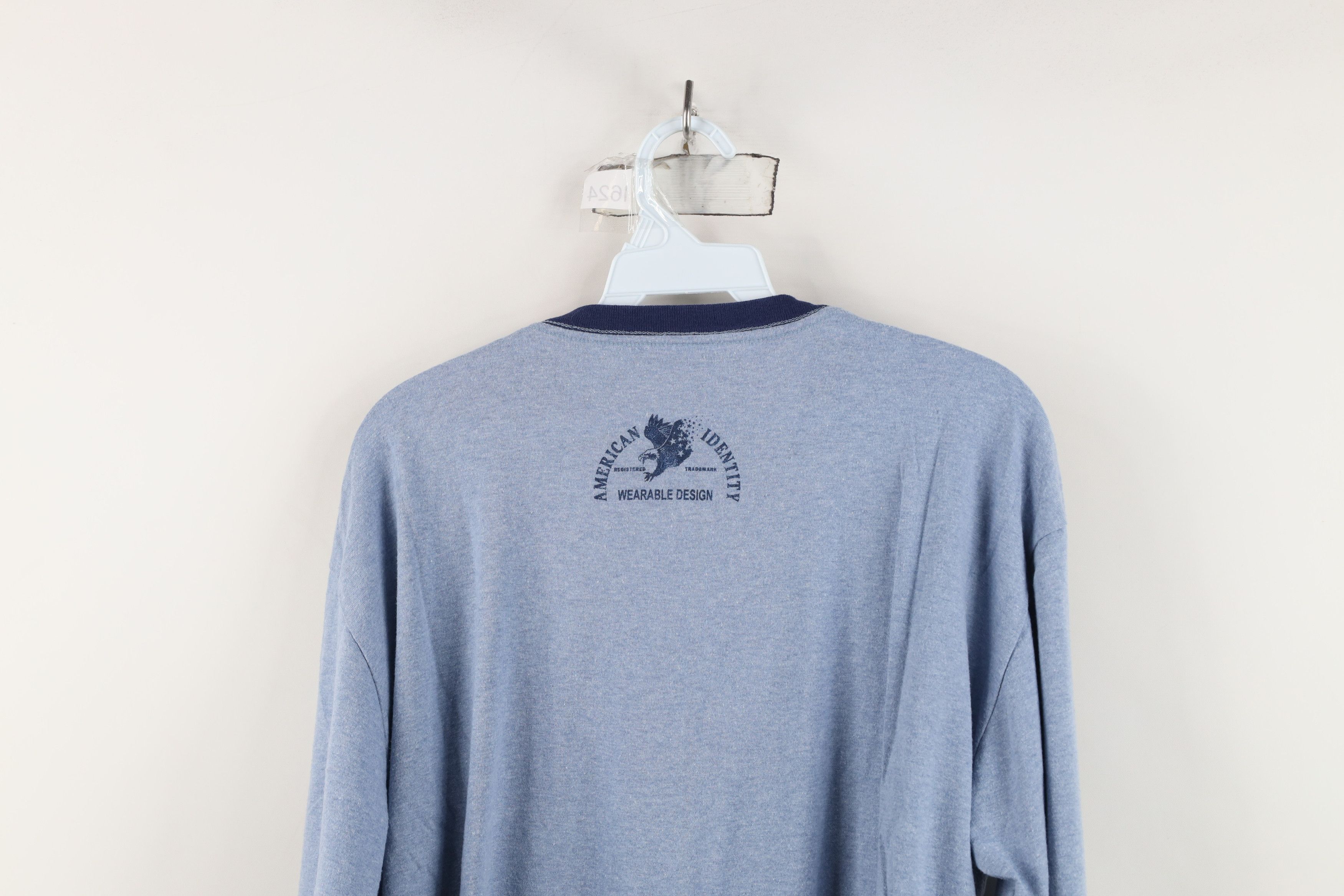 Vintage Vintage 90s Streetwear Eagle Long Sleeve T-Shirt USA Size US XL / EU 56 / 4 - 11 Thumbnail