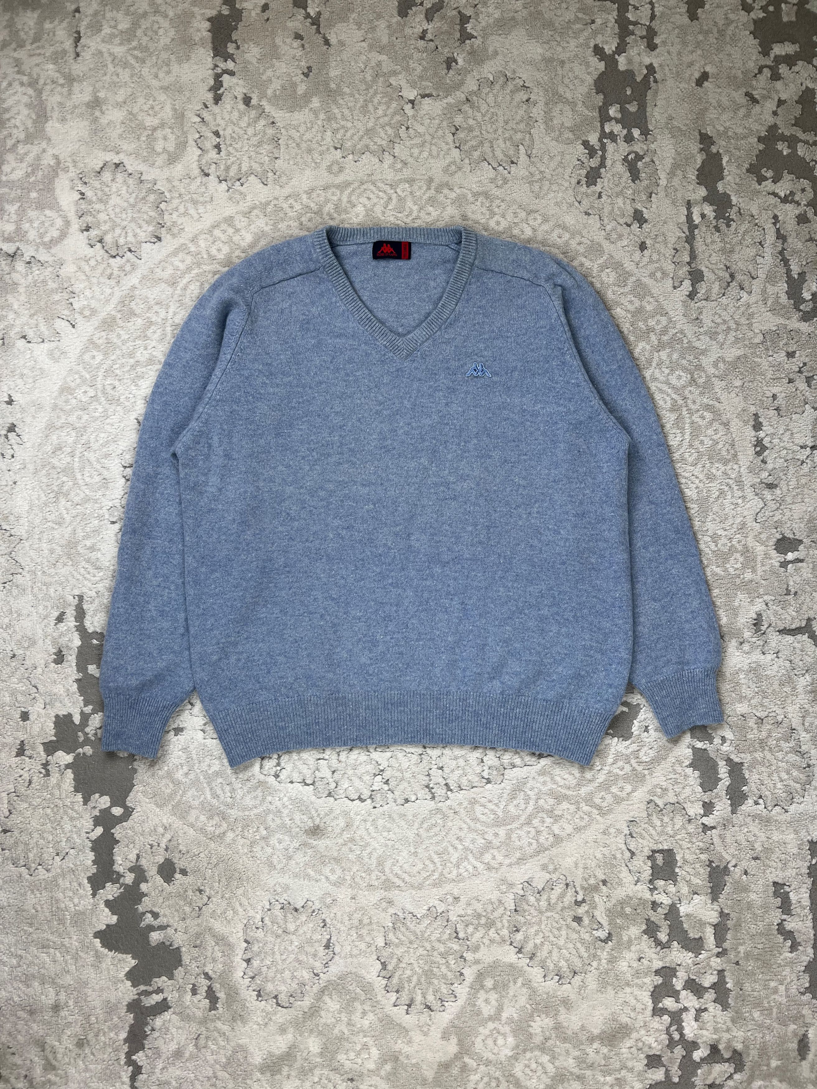Kappa Robe di Kappa Fits M-L Wool V-Neck Sweater Pullover Classic Size US L / EU 52-54 / 3 - 1 Thumbnail