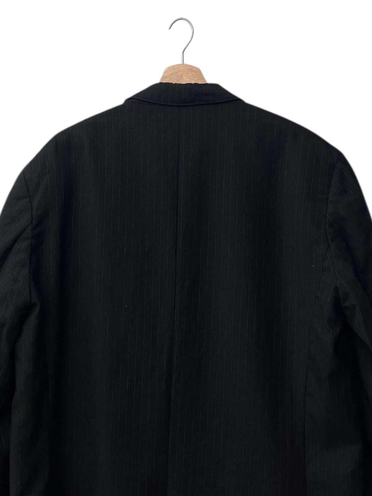 Yohji Yamamoto Y’s For Men Brown Striped Black Tailored Jacket Size US M / EU 48-50 / 2 - 7 Thumbnail