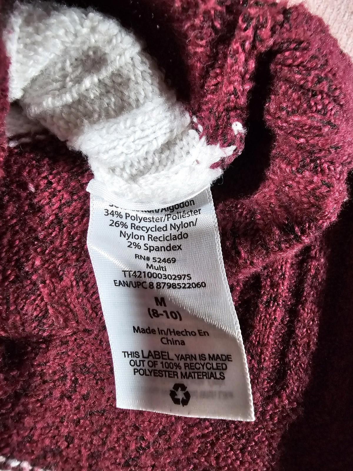 Other Time & Tru M 8-10 Striped Sweater Size M / US 6-8 / IT 42-44 - 6 Thumbnail