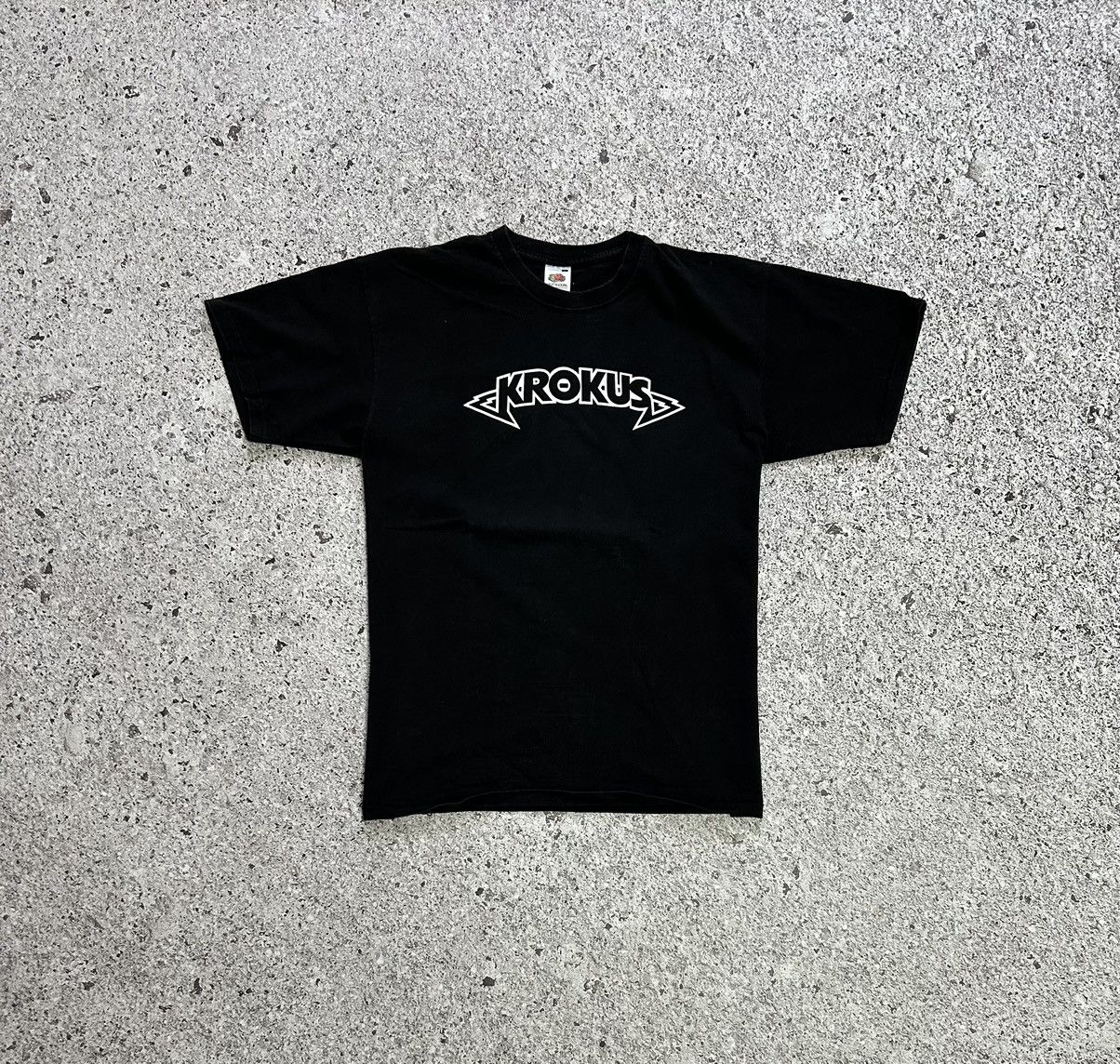 Band Tees × Vintage Vintage 00s Krokus Rock Band Music Retro Y2K Hype T-Shirt Size US L / EU 52-54 / 3 - 1 Thumbnail