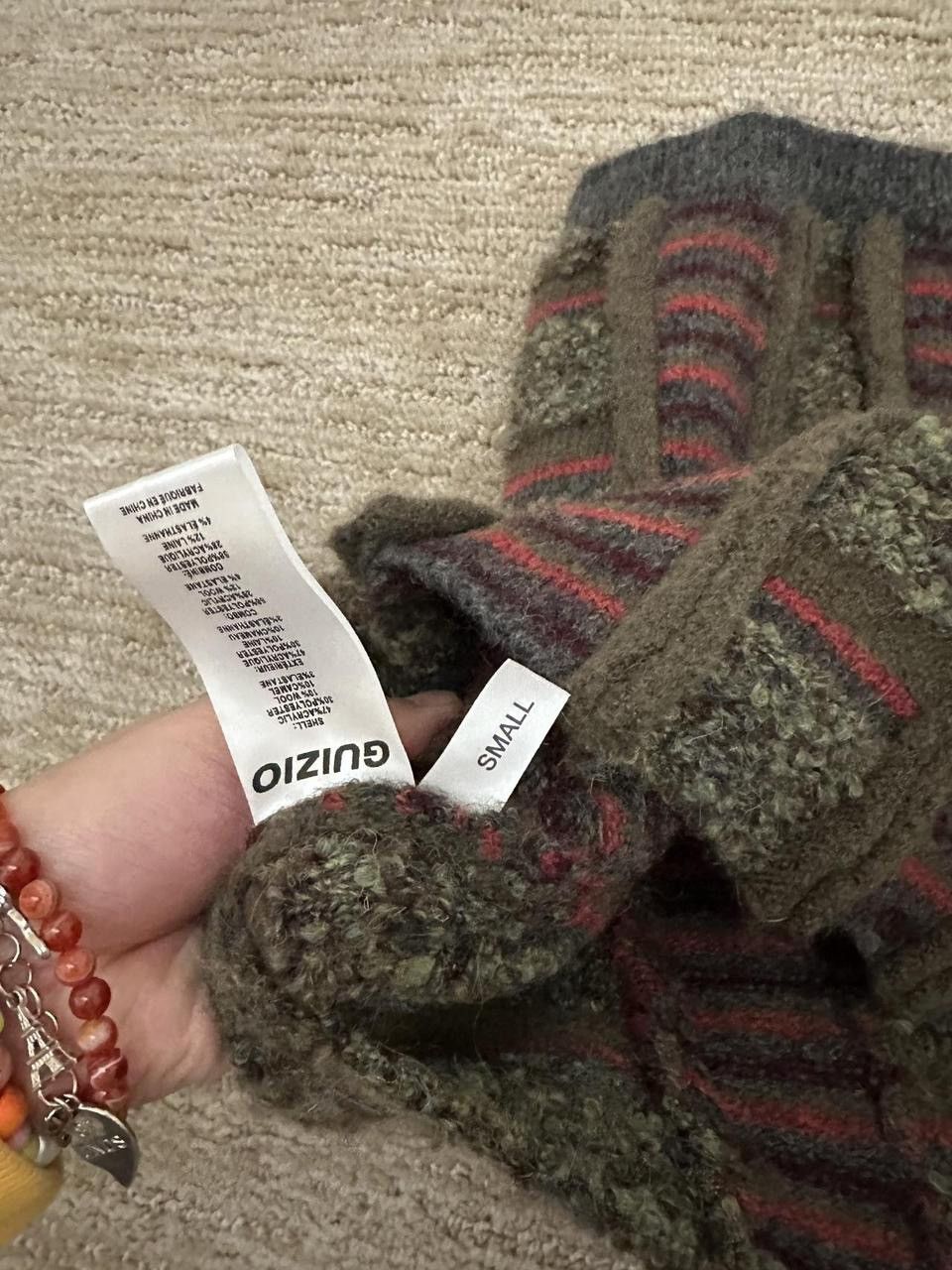 Guizio Danielle Guizio Green Dolcezza Wool Skirt Size 27" / US 4 / IT 40 - 4 Thumbnail