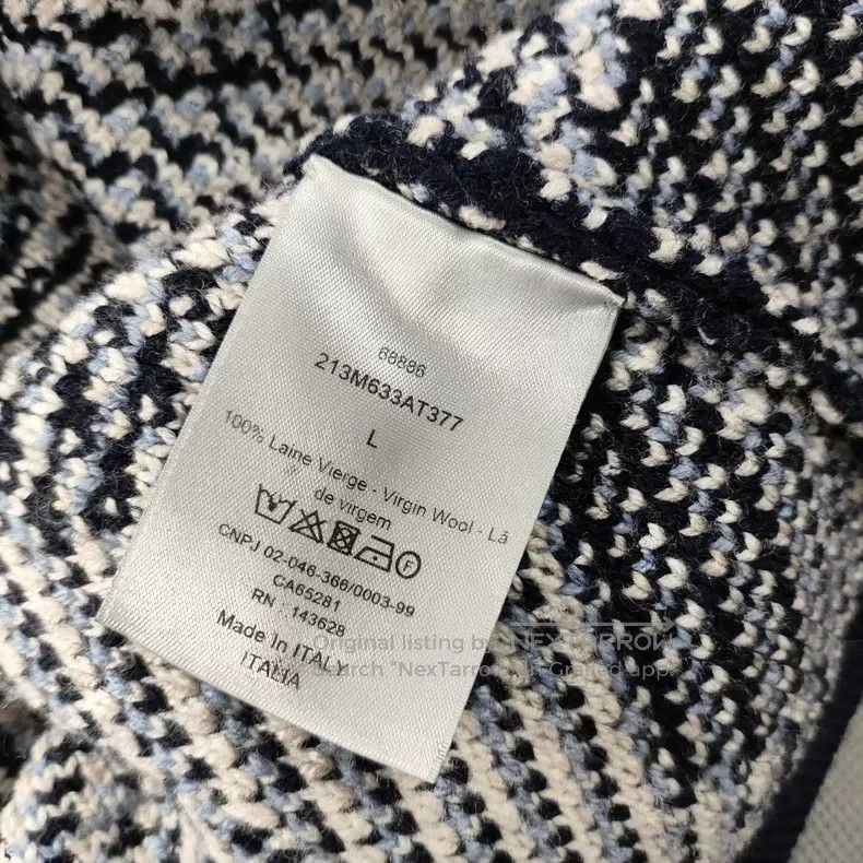 Dior Dior Full-print woollen sweater Size US L / EU 52-54 / 3 - 4 Thumbnail