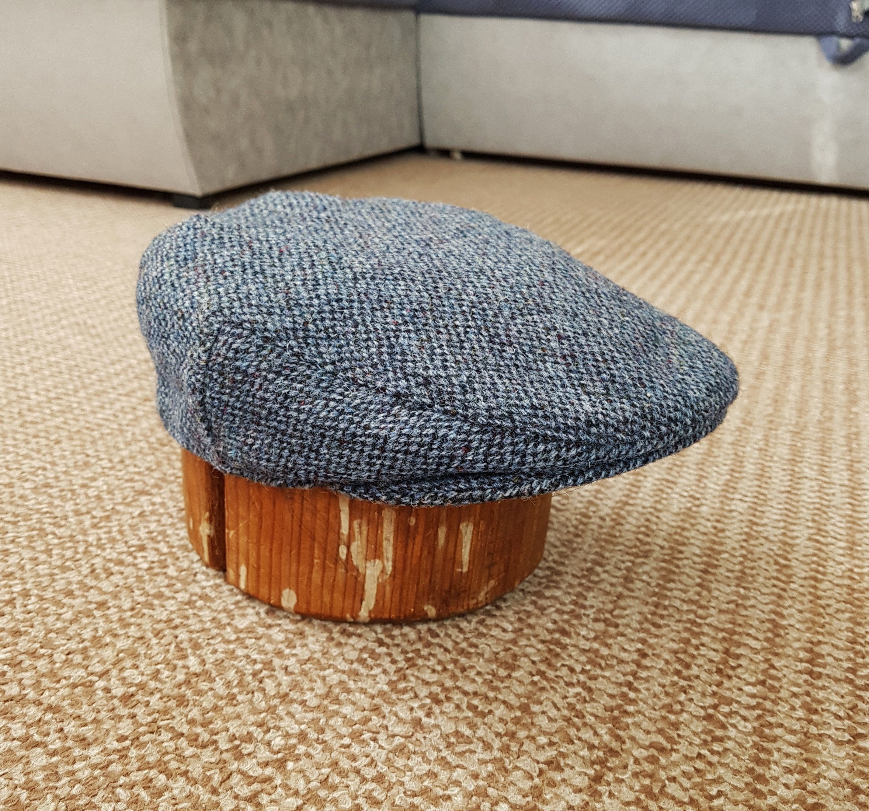 Harris Tweed Harris Tweed Peaky Blinders Centenary Label Wool Hat Cap Size 40 - 1 Thumbnail