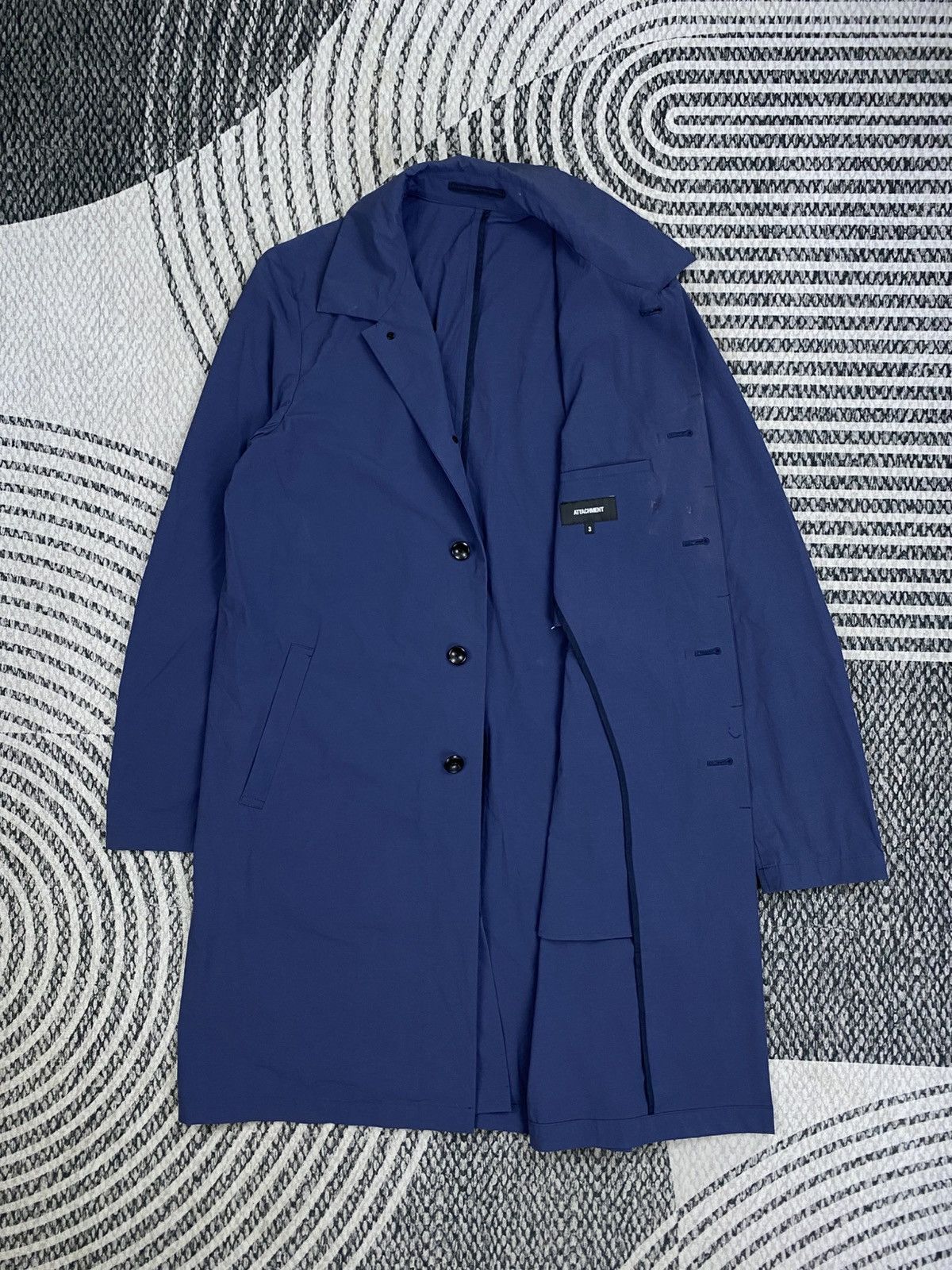 Attachment Vintage Attachment Blue Plain Jacket Size US M / EU 48-50 / 2 - 1 Thumbnail