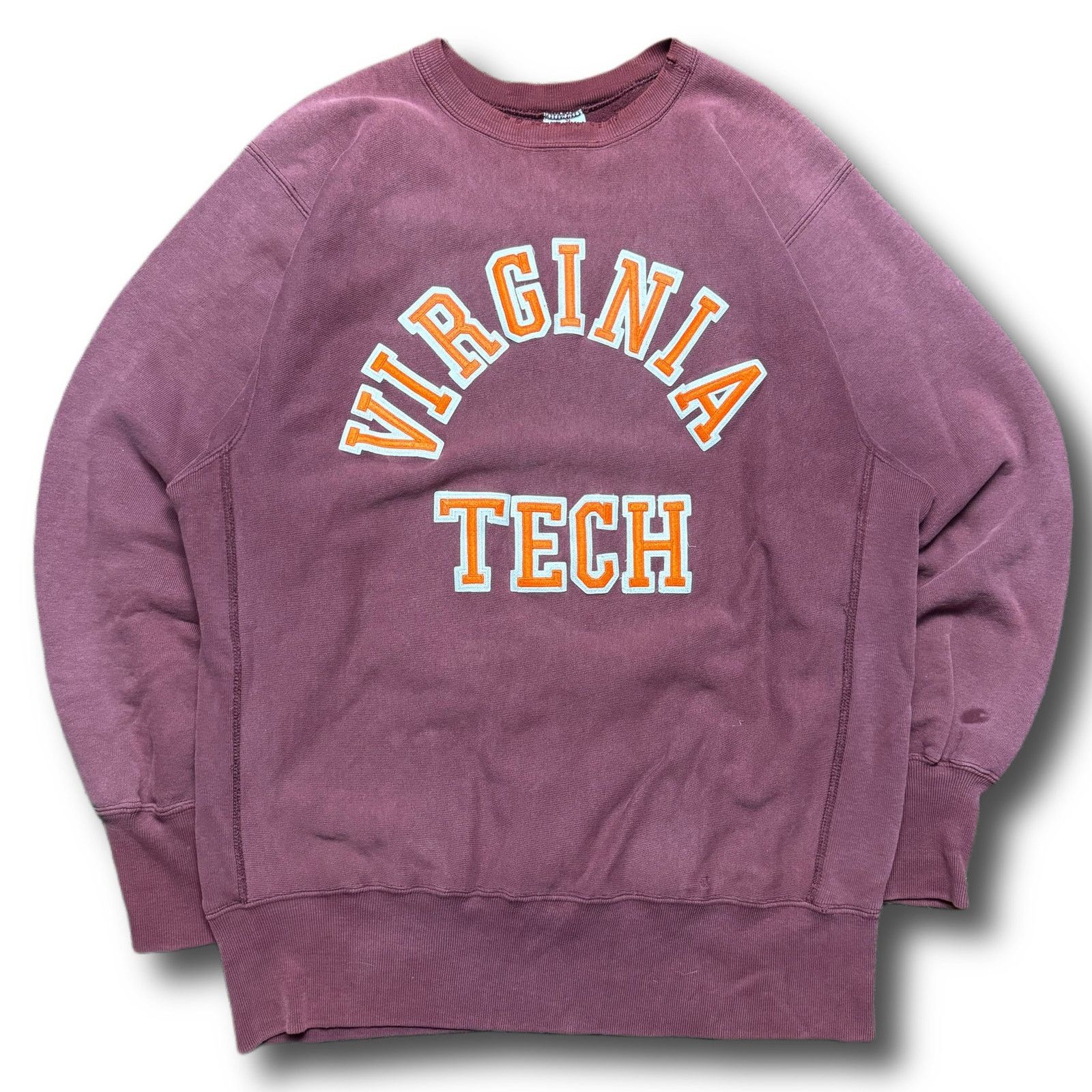NCAA NCAA Virginia Tech 90s Vtg Champion Reverse Weave Crewneck Size US XL / EU 56 / 4 - 1 Thumbnail