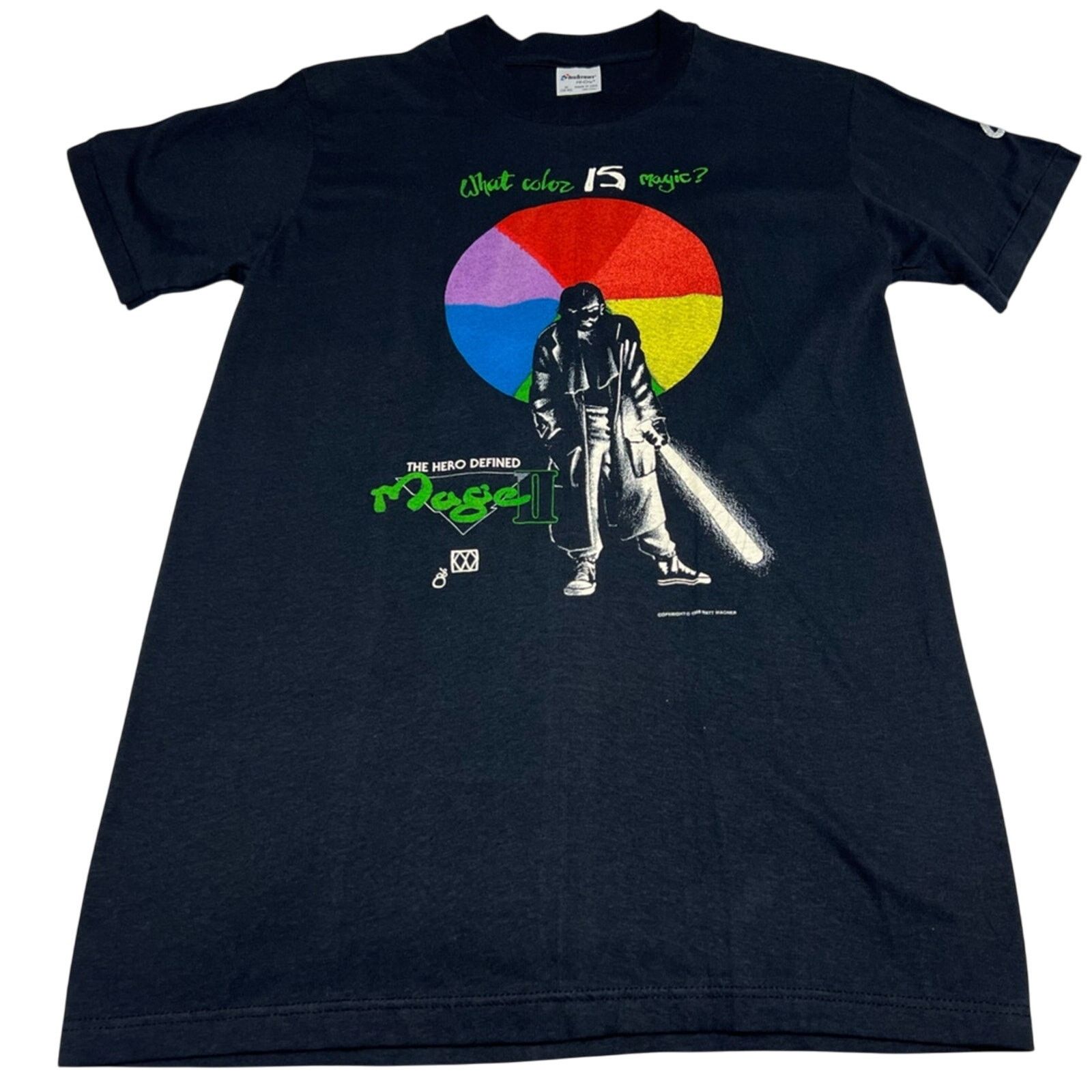 Vintage Vintage Matt Wagner Tee Shirt Mage II The Hero Defined 1988 Size US M / EU 48-50 / 2 - 1 Thumbnail
