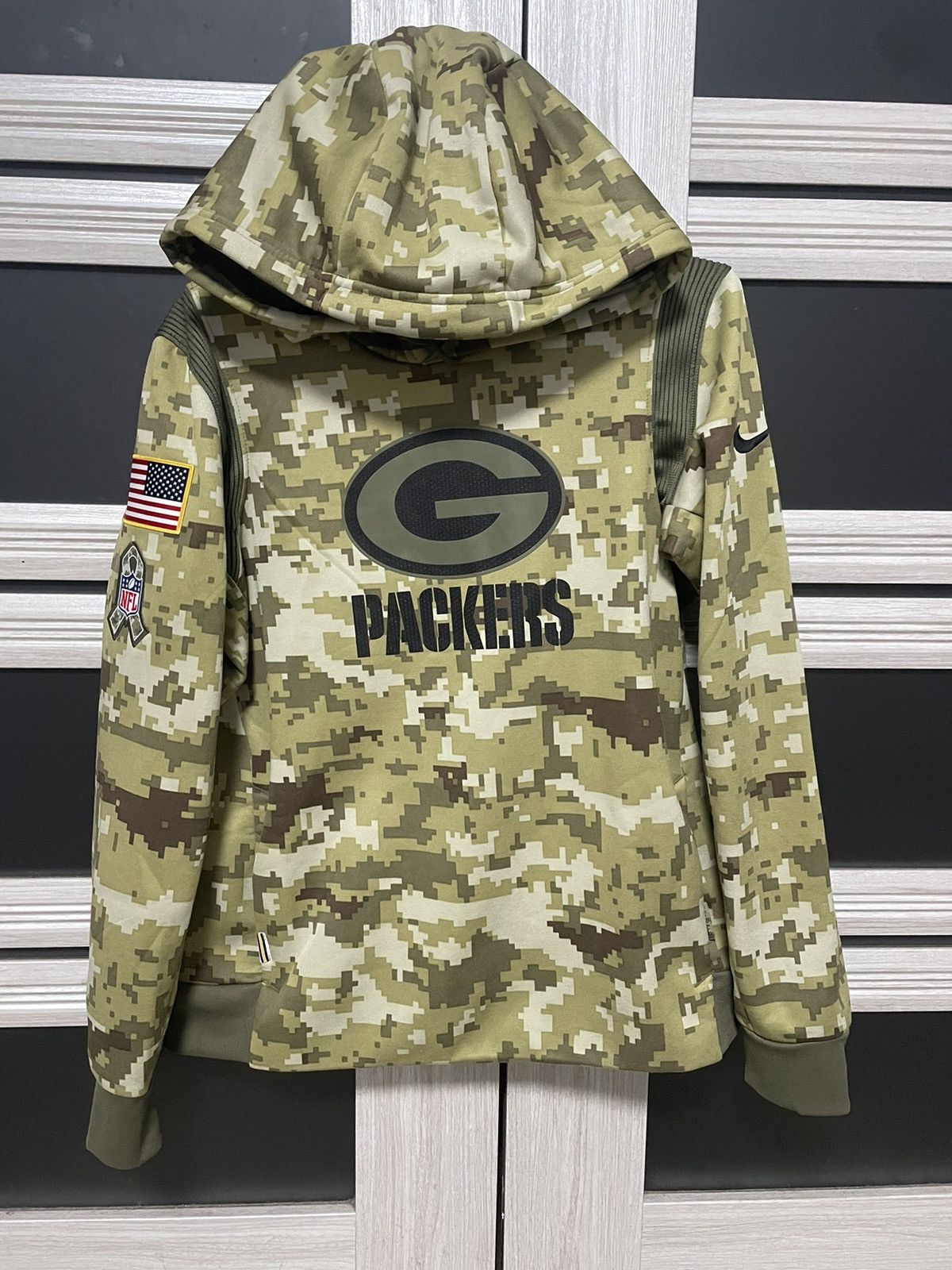 NFL × Nike Nike Packers NFL Camouflage Hoodie Streetwear Logo Size US S / EU 44-46 / 1 - 4 Thumbnail