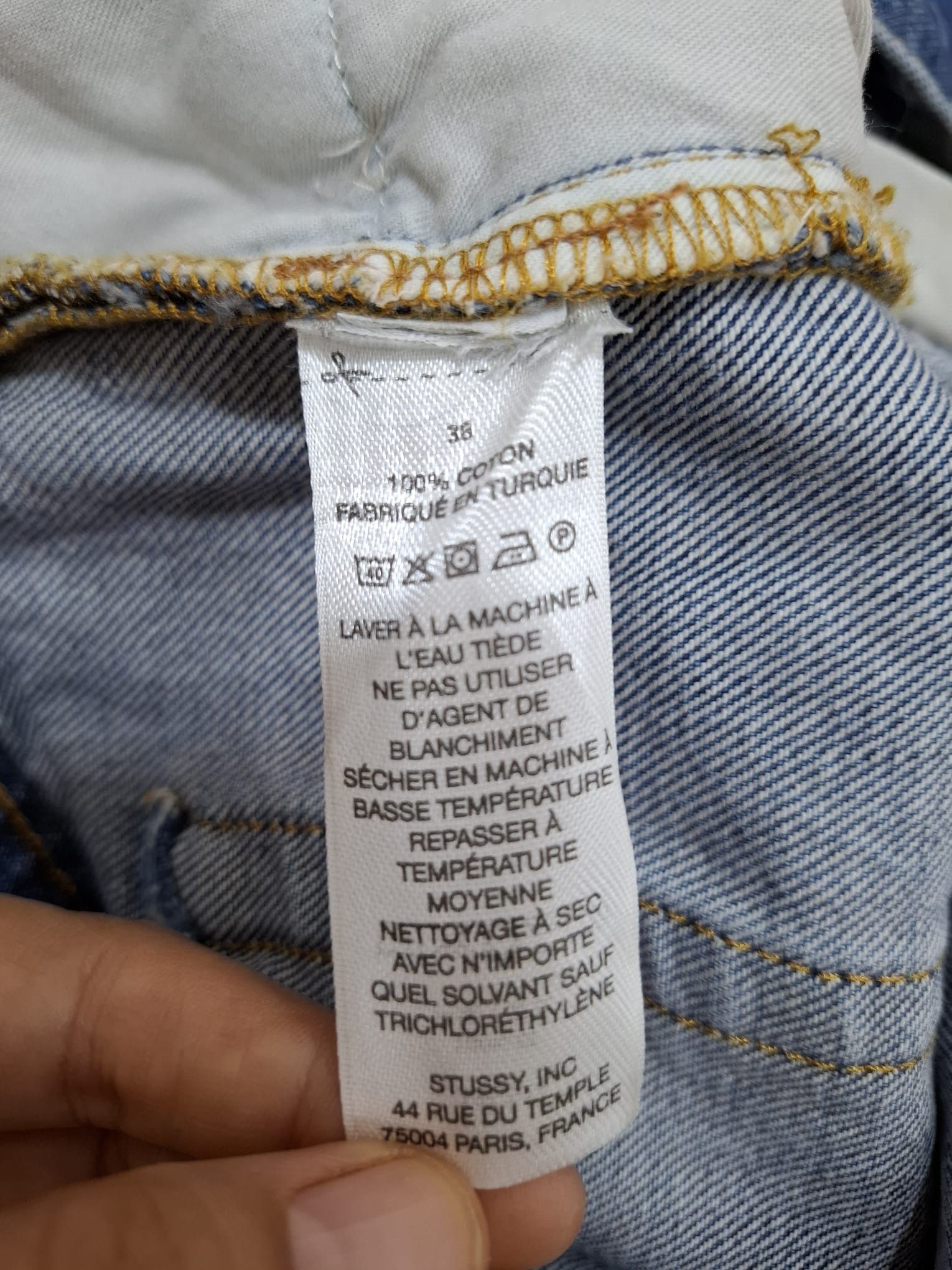 Stussy New Classic Denim Jean Size US 38 / EU 54 - 13 Thumbnail