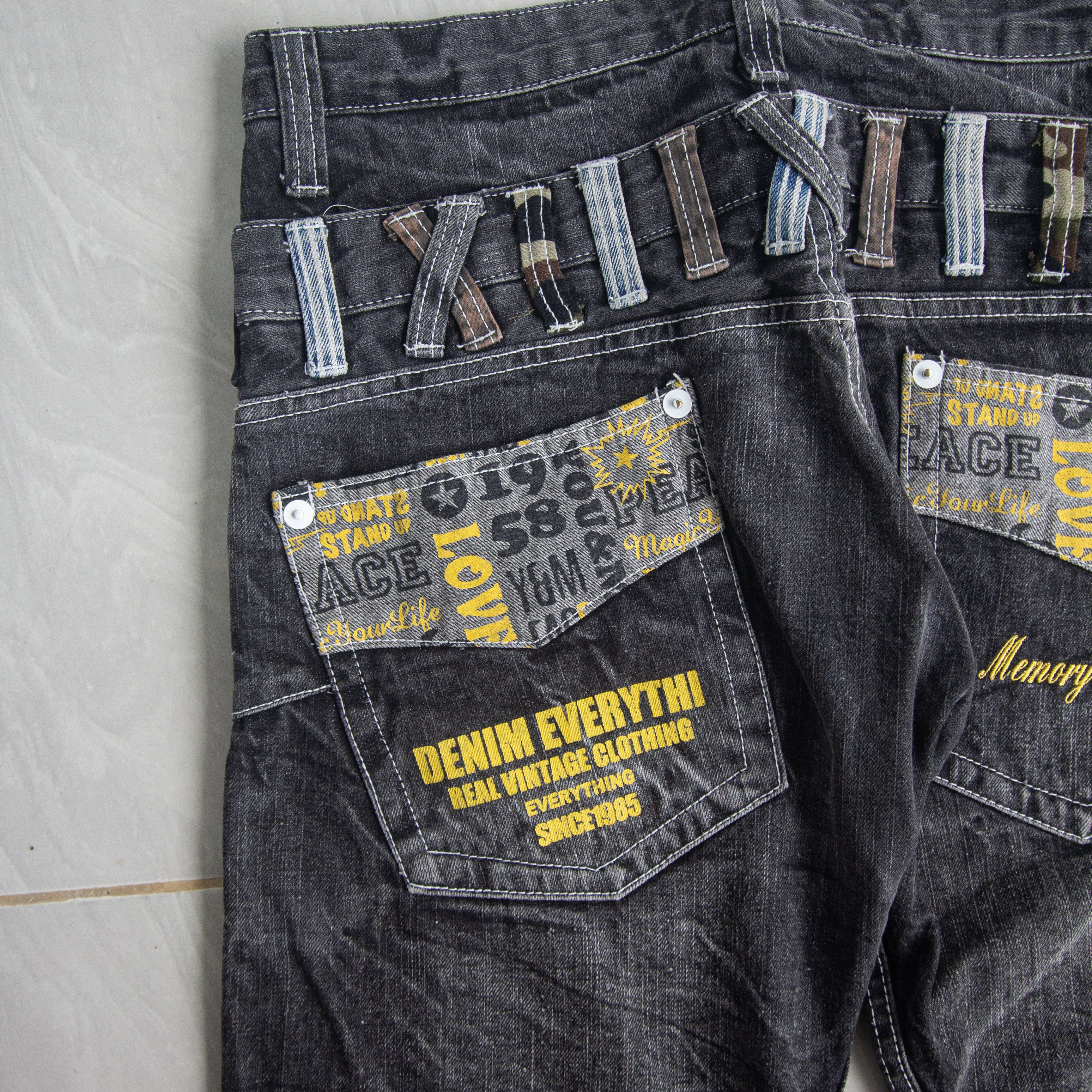 Hypebeast × Japanese Brand Y2k Double Waist Denim by Memory Special Size US 32 / EU 48 - 4 Thumbnail