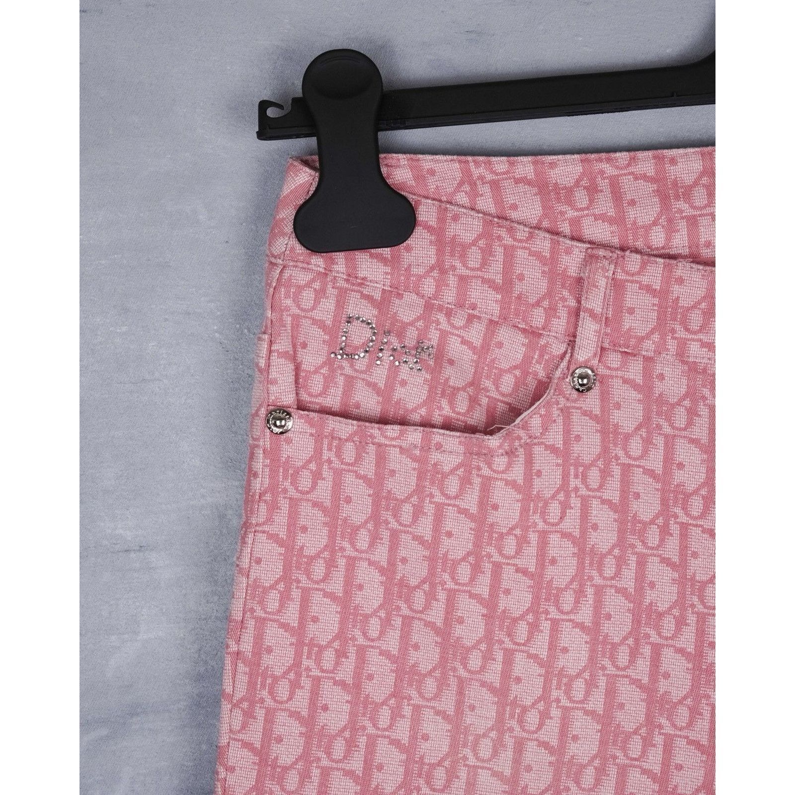 Dior Vintage dior pink women’s monogram logo y2k pants Size 32" / US 10 / IT 46 - 3 Thumbnail