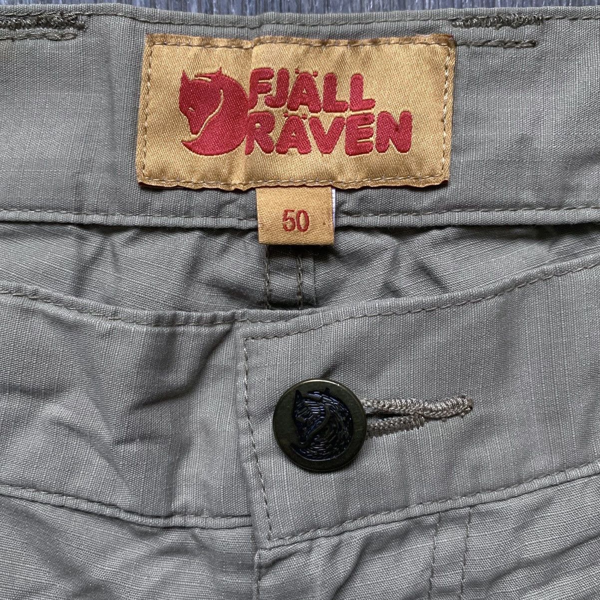 Fjallraven Fjallraven G-1000 Durban Cargo Combat Waterproof Wax Shorts Size US 34 / EU 50 - 9 Thumbnail