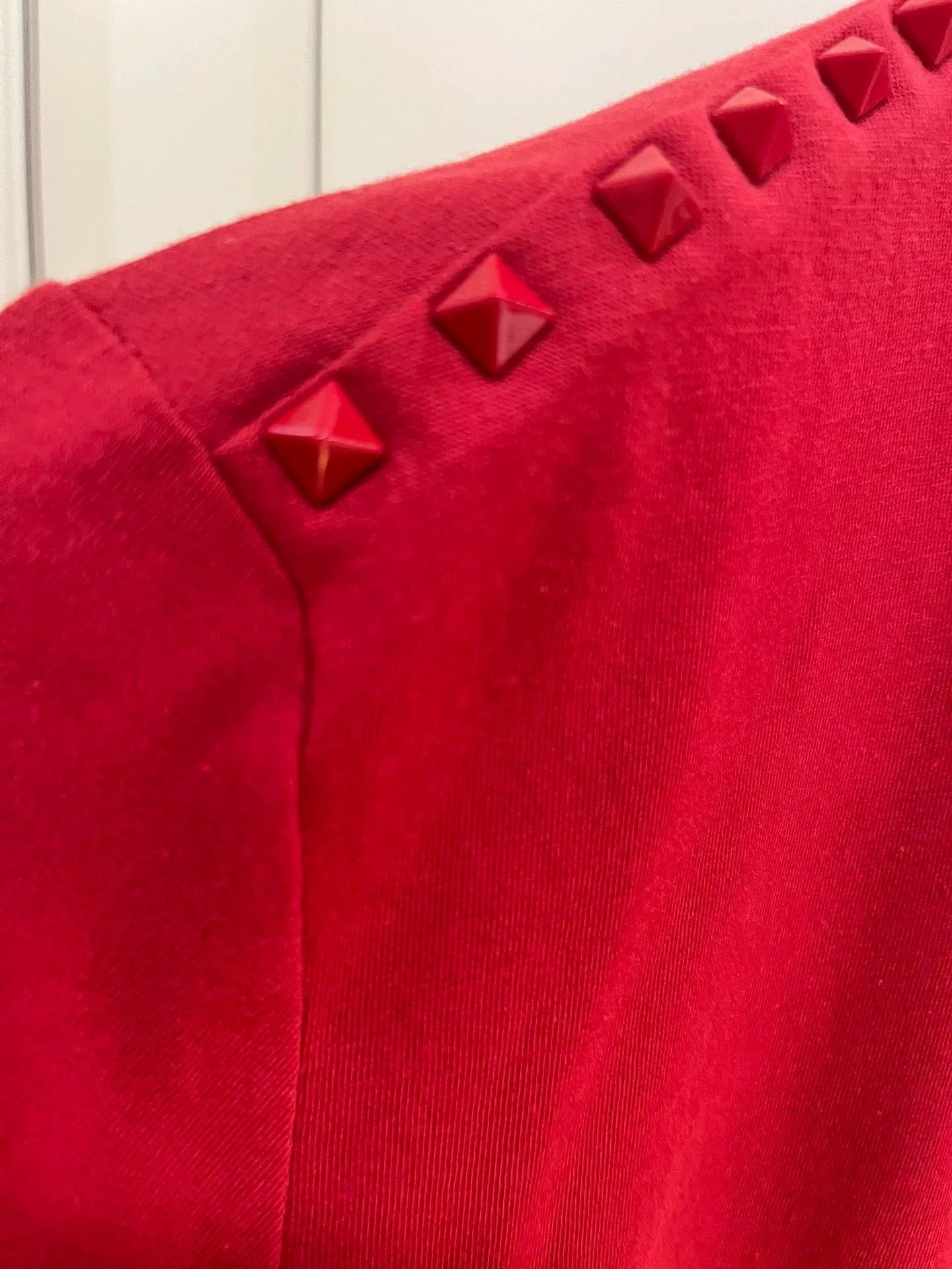 Valentino Valentino Red Rockstud T-shirt Size US S / EU 44-46 / 1 - 3 Thumbnail