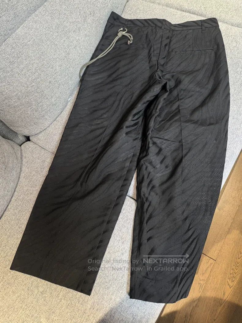 Song For The Mute Song For The Mute Black textured men's pants Size US 32 / EU 48 - 2 Thumbnail