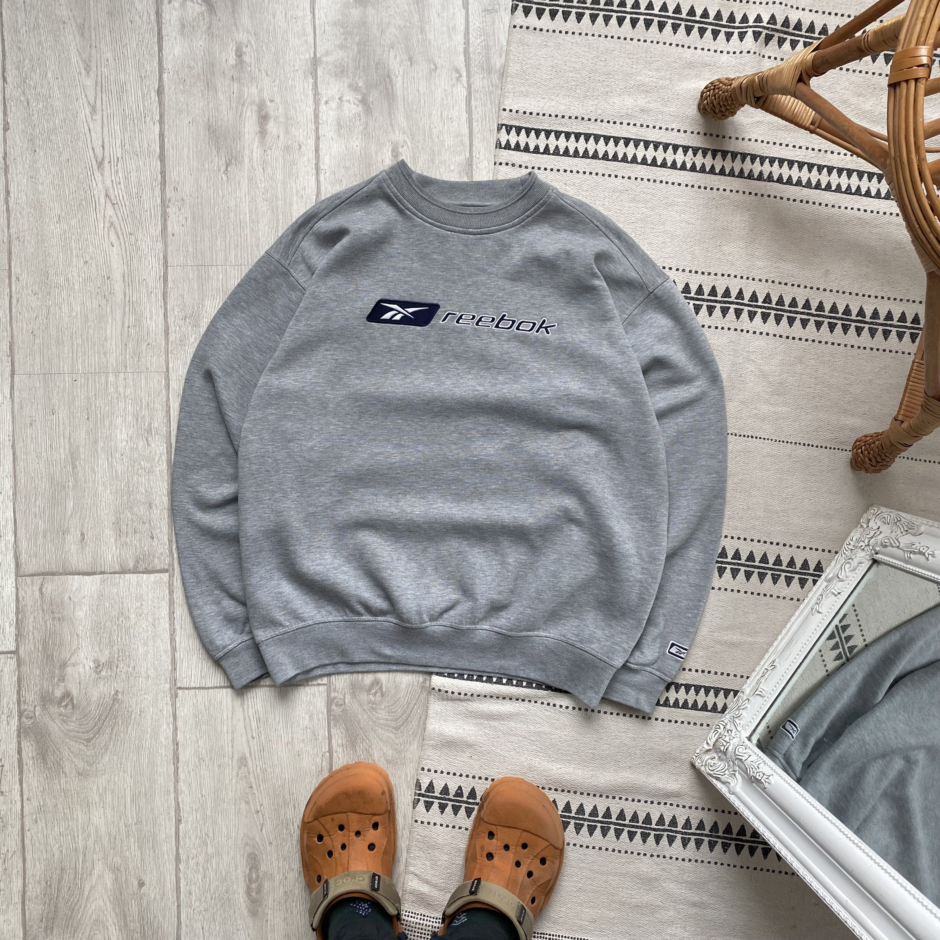 Reebok 🔷Vintage 90s Reebok Sweatshirt Centr logo Y2k Size US S / EU 44-46 / 1 - 1 Thumbnail