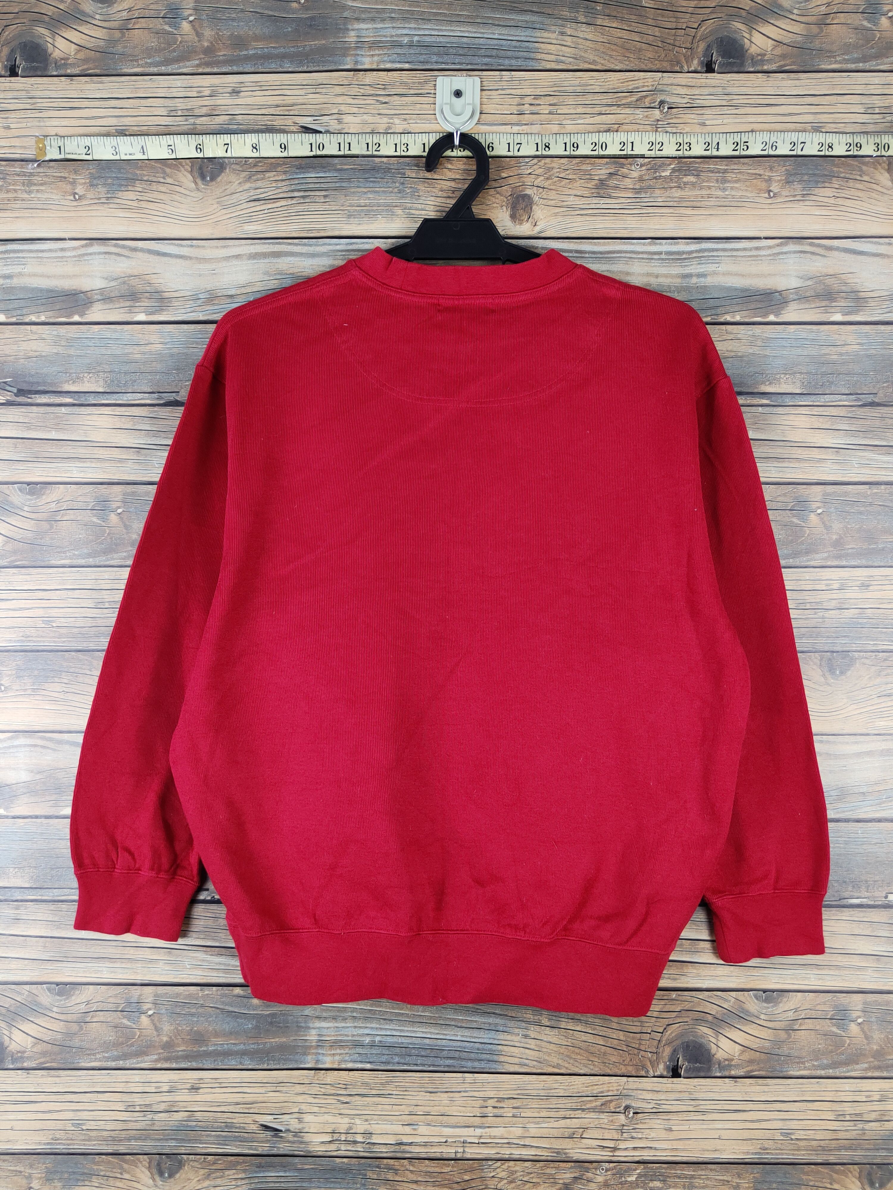 Japanese Brand × Vintage DL Daks Golf Red Sweatshirts #444 Size US M / EU 48-50 / 2 - 7 Thumbnail