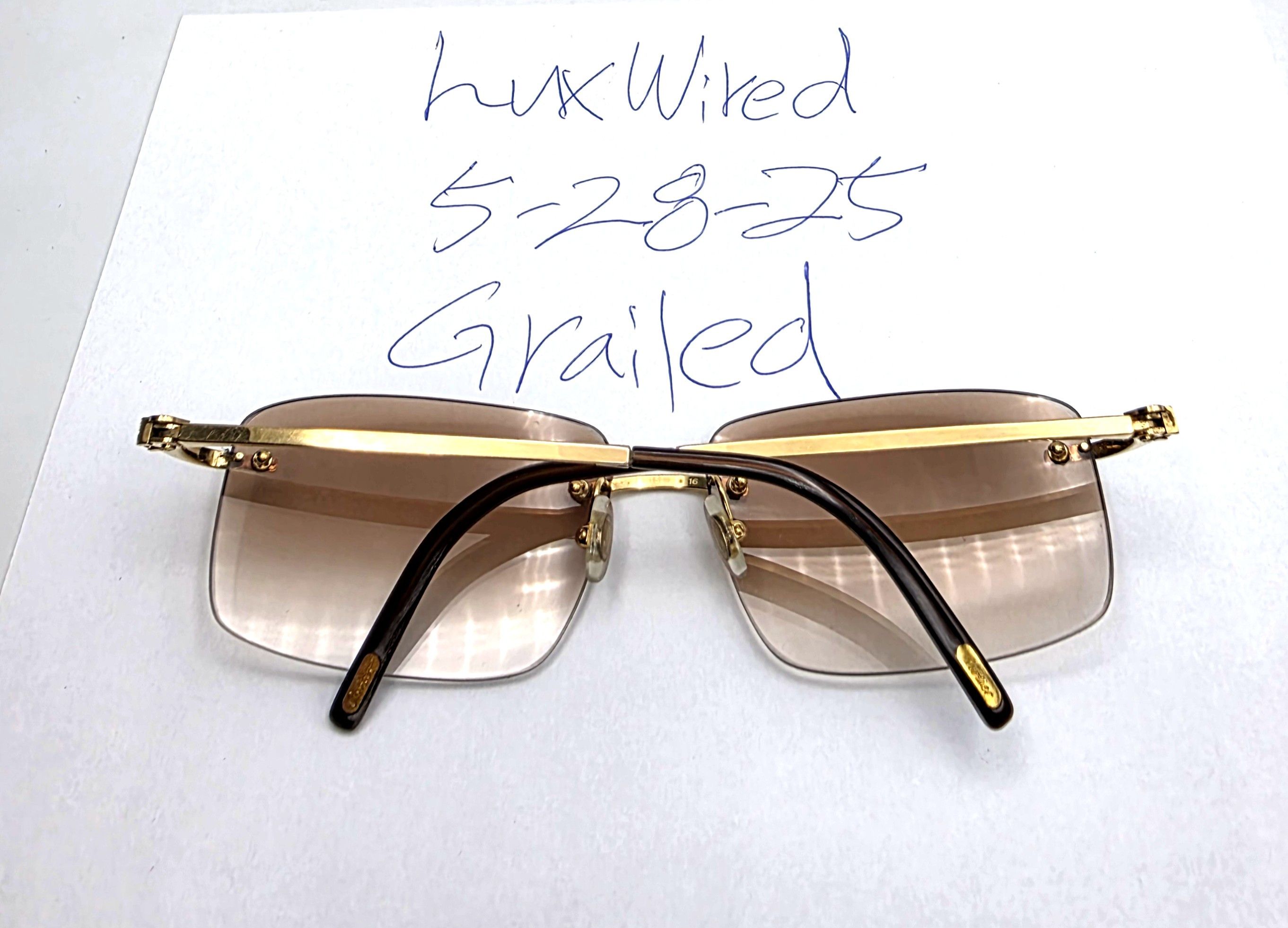 Cartier Luxury Cartier Pink Sapphire Sunglasses 17309 Size ONE SIZE - 20 Thumbnail