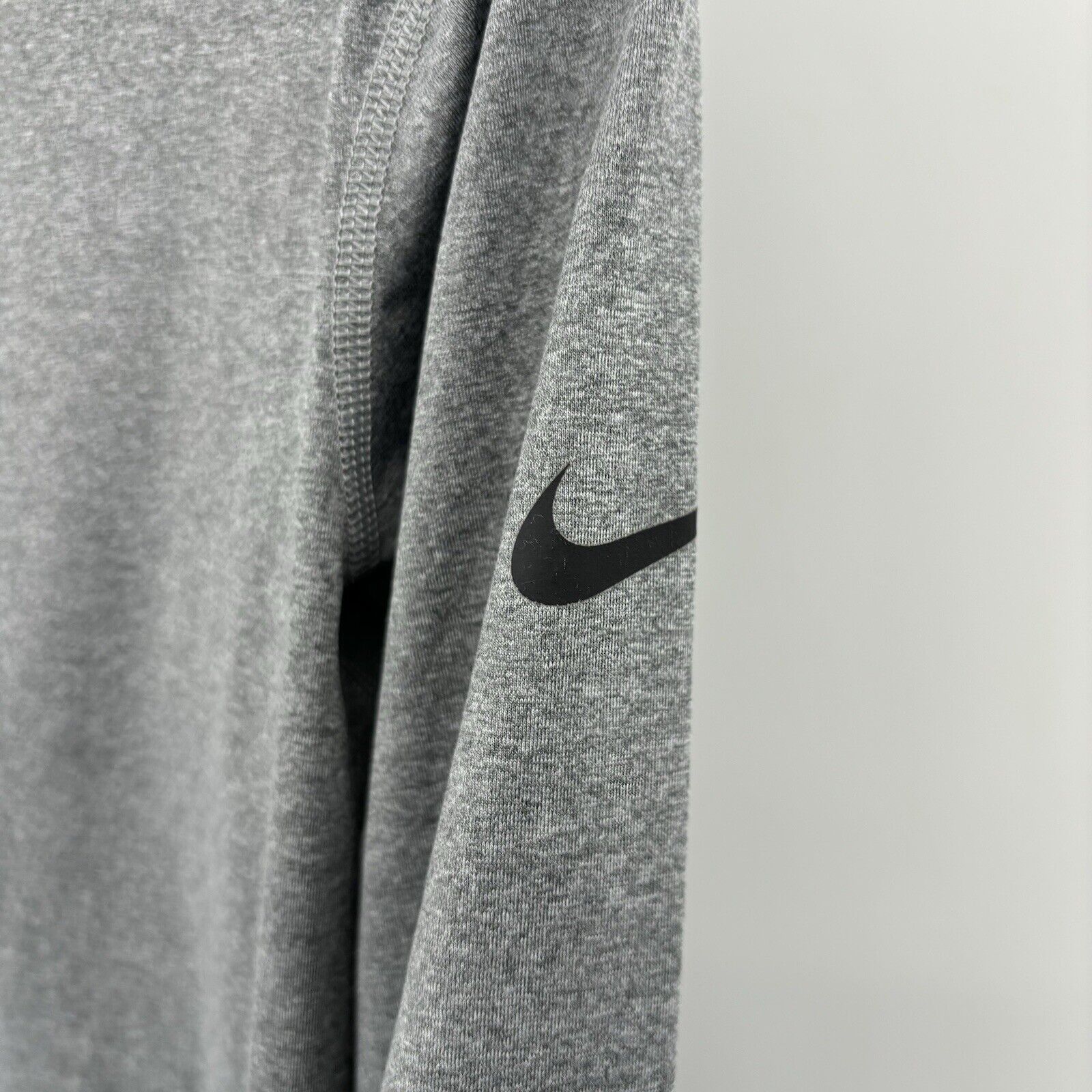 Nike Nike Womens Dri-Fit Shirt Size Medium Gray Half Zip Active W Size M / US 6-8 / IT 42-44 - 3 Thumbnail