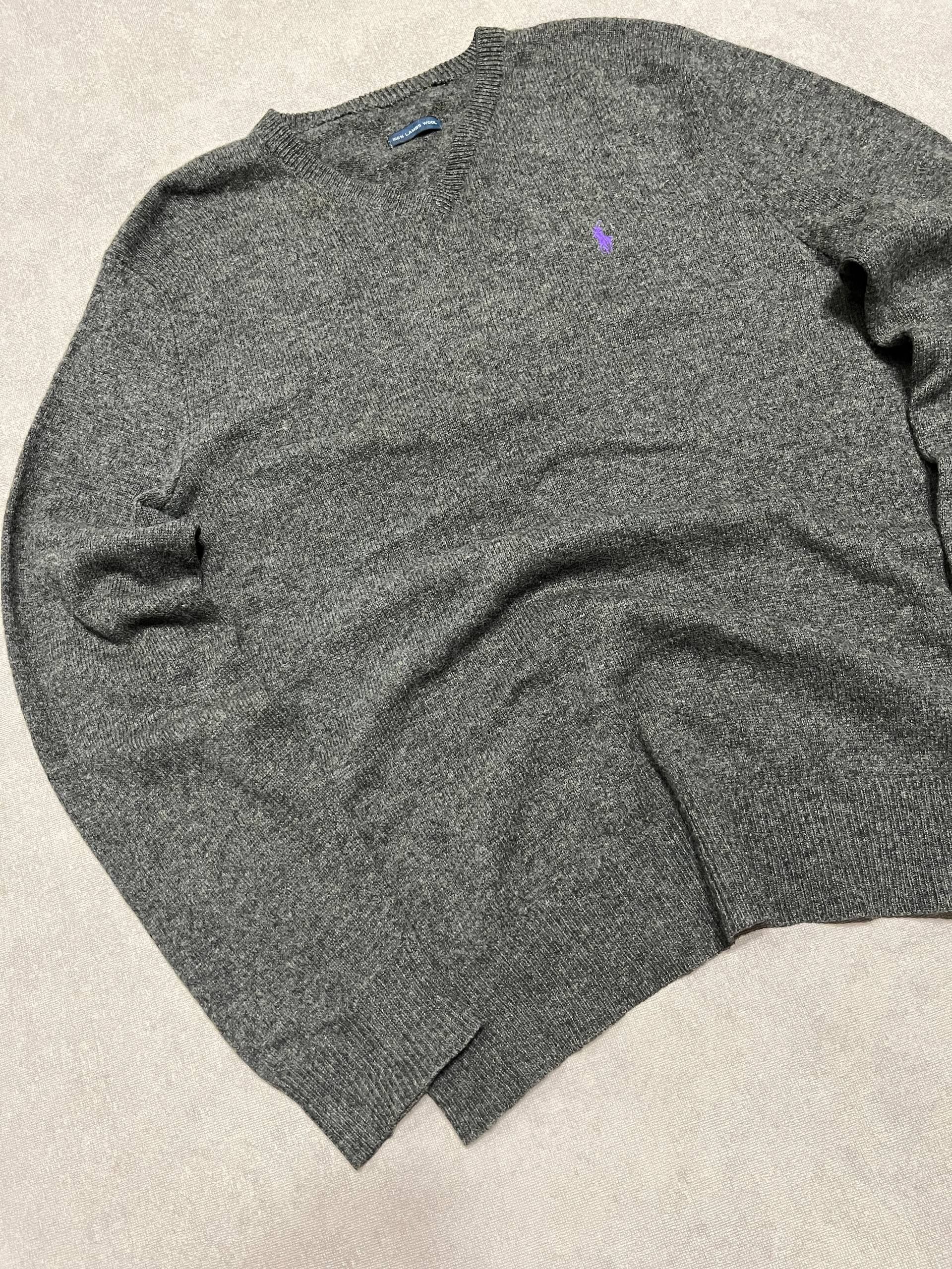 Polo Ralph Lauren Polo Ralph Lauren Mens Wool Sweater Pullover Jumper V - Neck Size US L / EU 52-54 / 3 - 4 Thumbnail