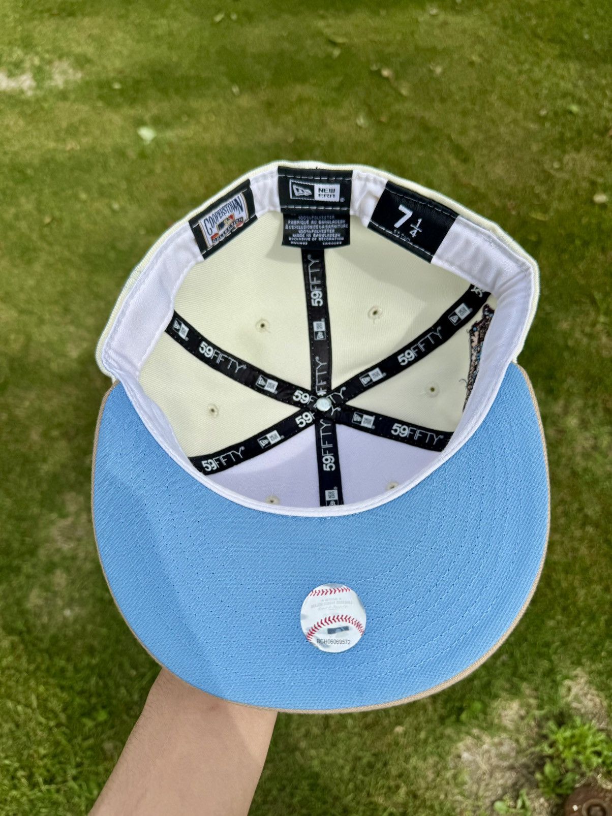 MLB × New Era Pittsburg Pirates Cream Sky Blue - SportsWorld165 - 7 1/4 Size ONE SIZE - 3 Thumbnail