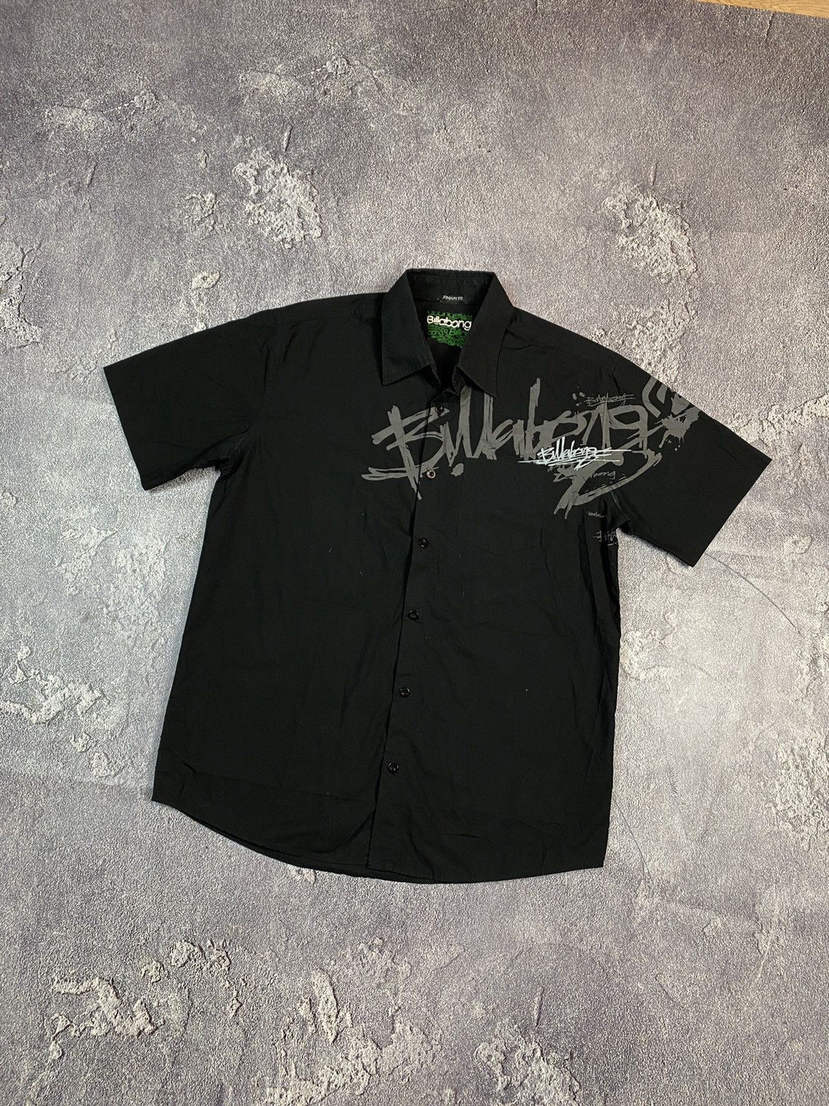 Billabong × Vintage Y2K Billabong Surg Style Big Logo Vintage T-shirt Size US M / EU 48-50 / 2 - 2 Thumbnail