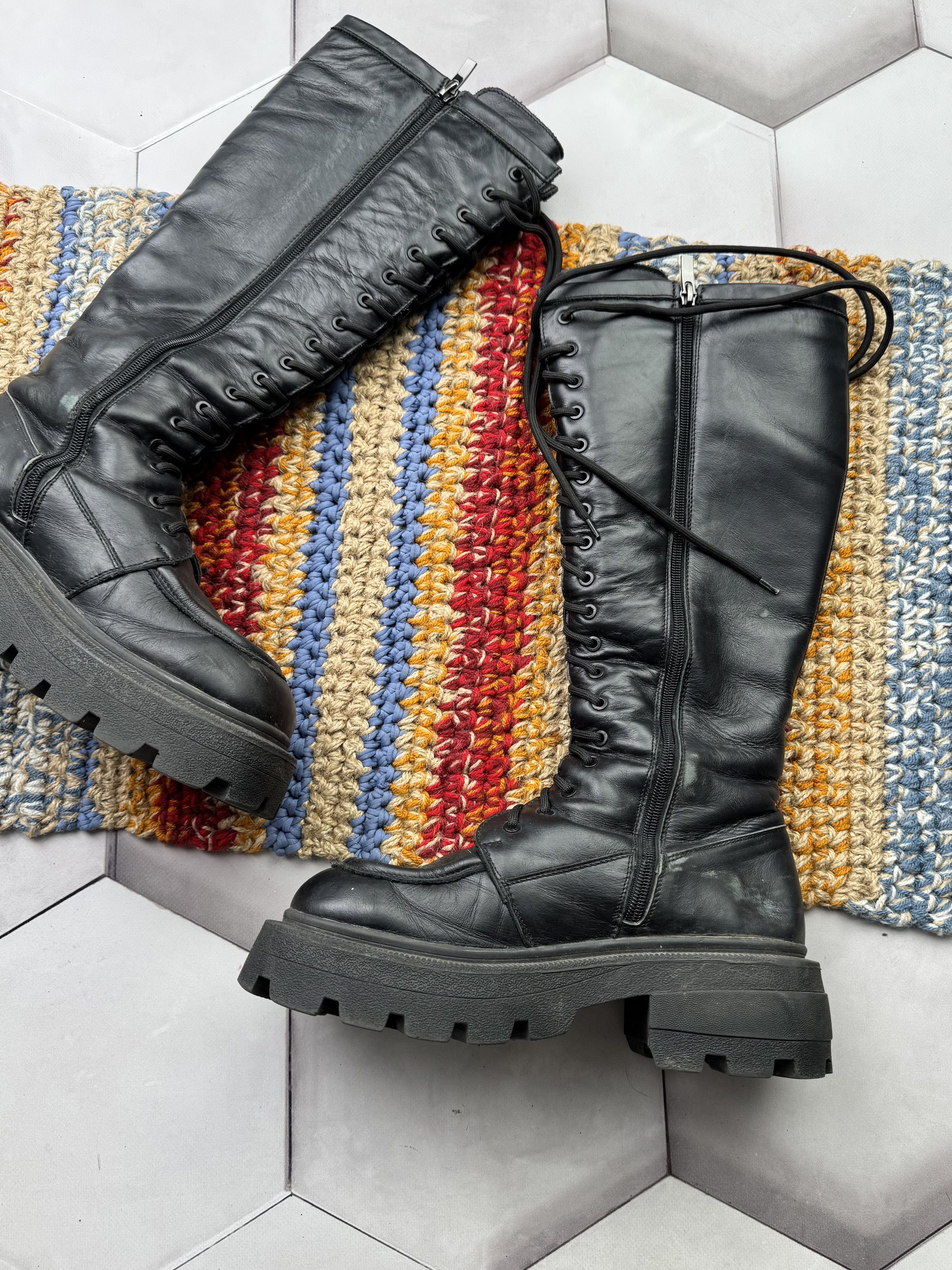 Vintage Vintage Leather Oversized Boots Size US 9 / IT 39 - 6 Thumbnail