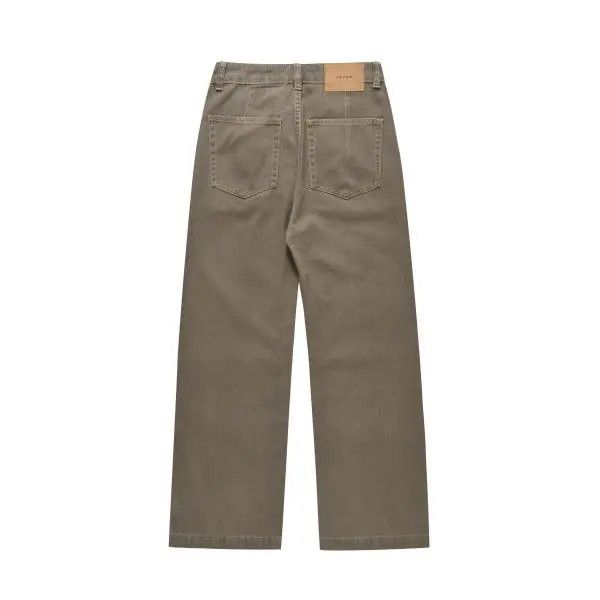 VIBE Men's Japanese street retro washed multi-pocket work jeans Size US 32 / EU 48 - 8 Thumbnail