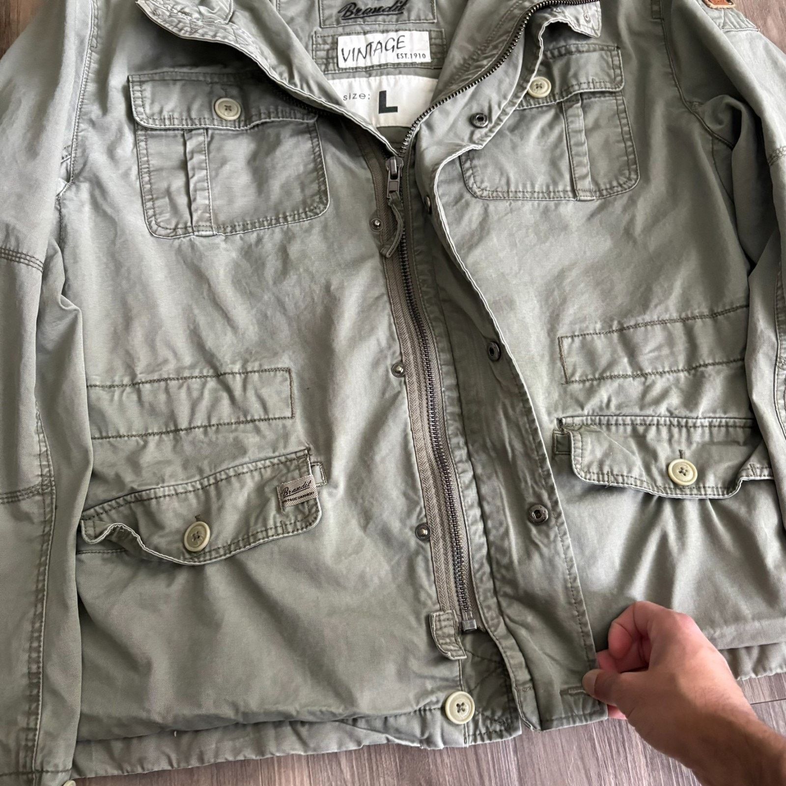 Brandit Brandit M-65 Premium Field Army Jacket Men's Size L Vintage Size US L / EU 52-54 / 3 - 2 Thumbnail