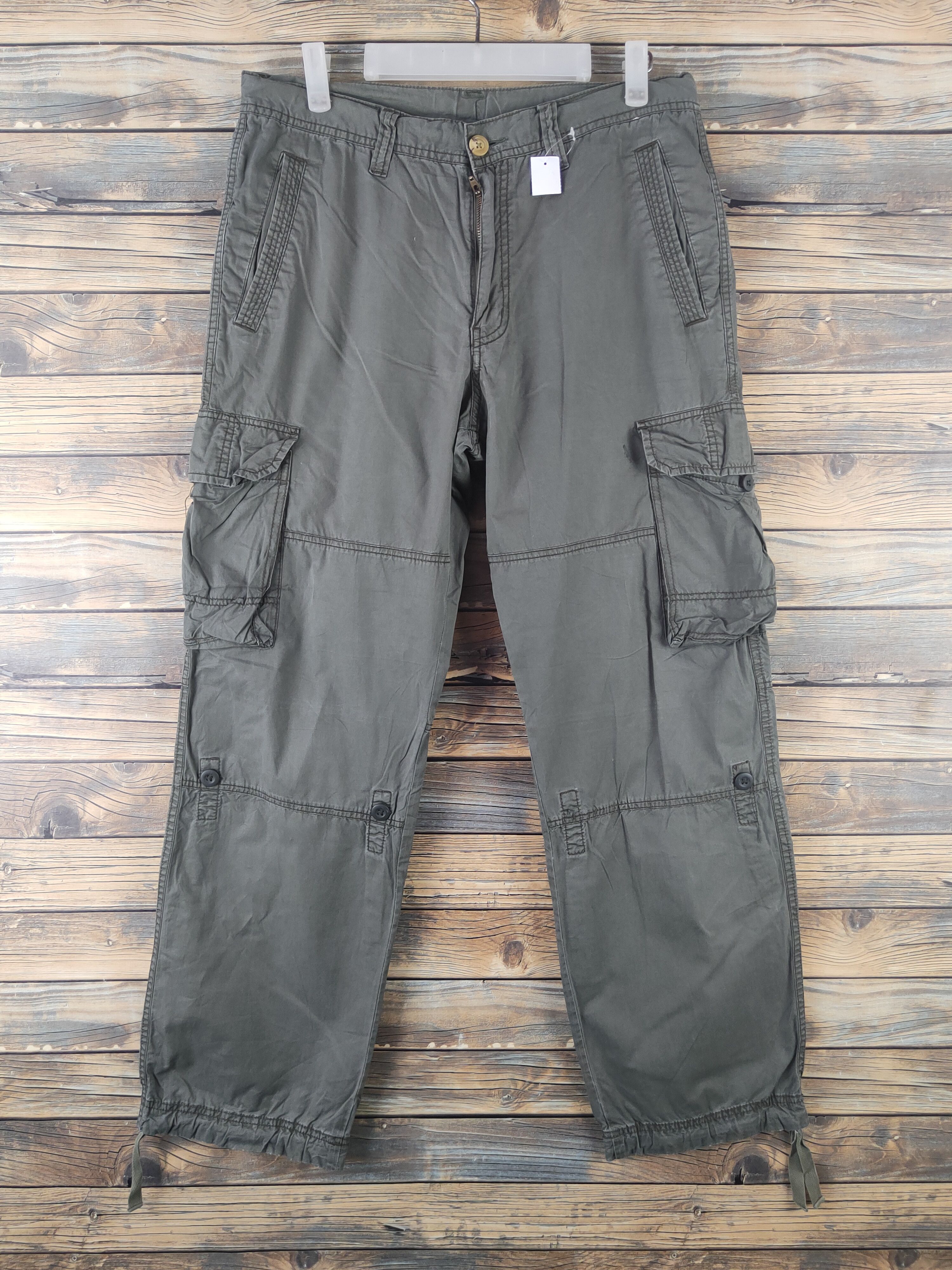 DL Uniqlo Dark Green Multipocket Cargo Pants #1921