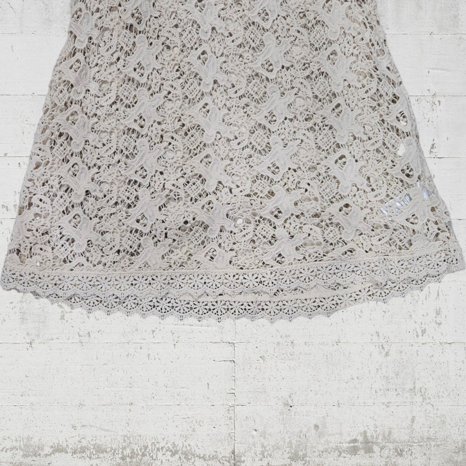 Other Ivory Lace Crochet Sleeveless Top Size Medium Size M / US 6-8 / IT 42-44 - 6 Thumbnail