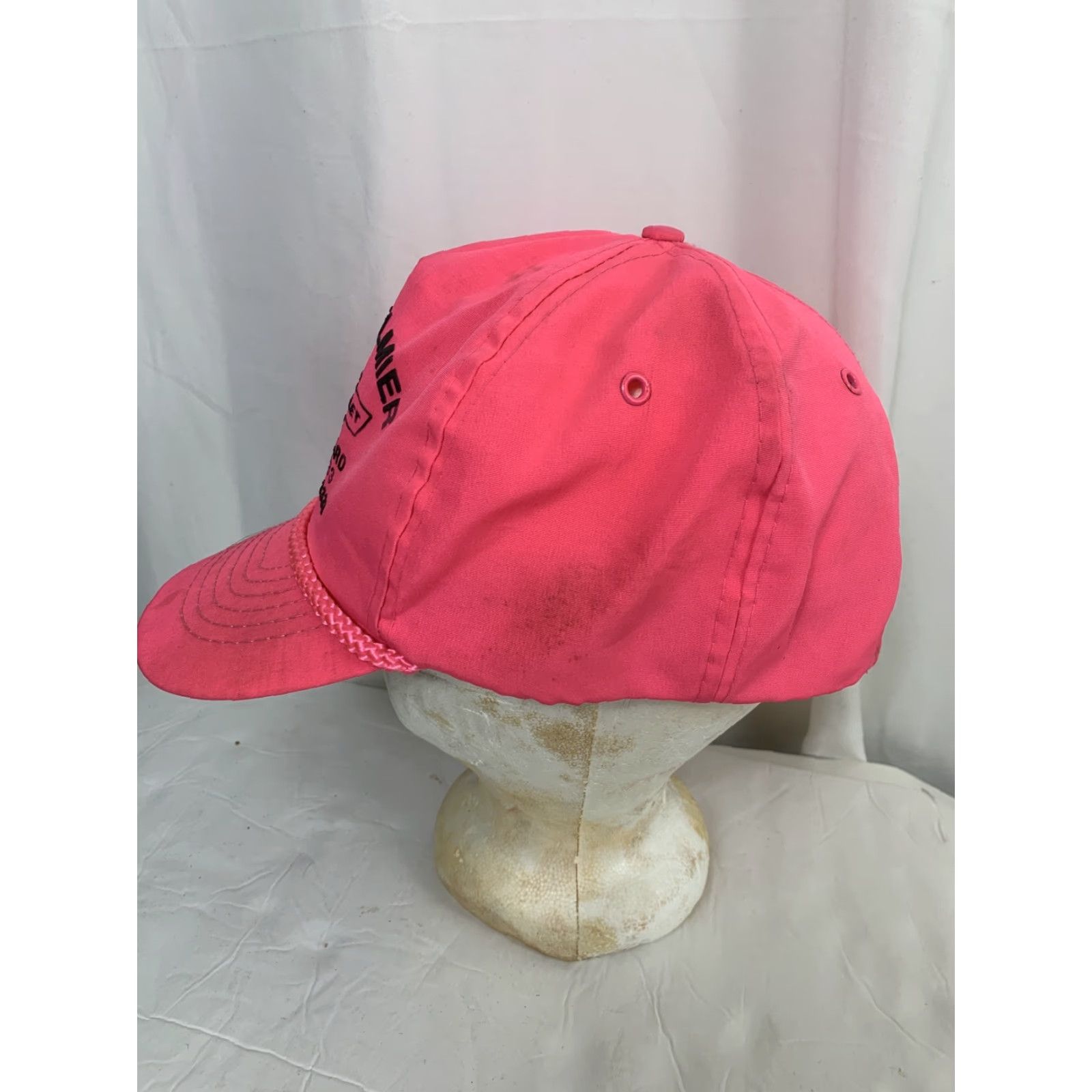 Pinko VINTAGE baseball cap Chevrolet adjustable pink 80s Men Baseball Cap Adjustable Pink 80s Mens Size ONE SIZE - 4 Thumbnail