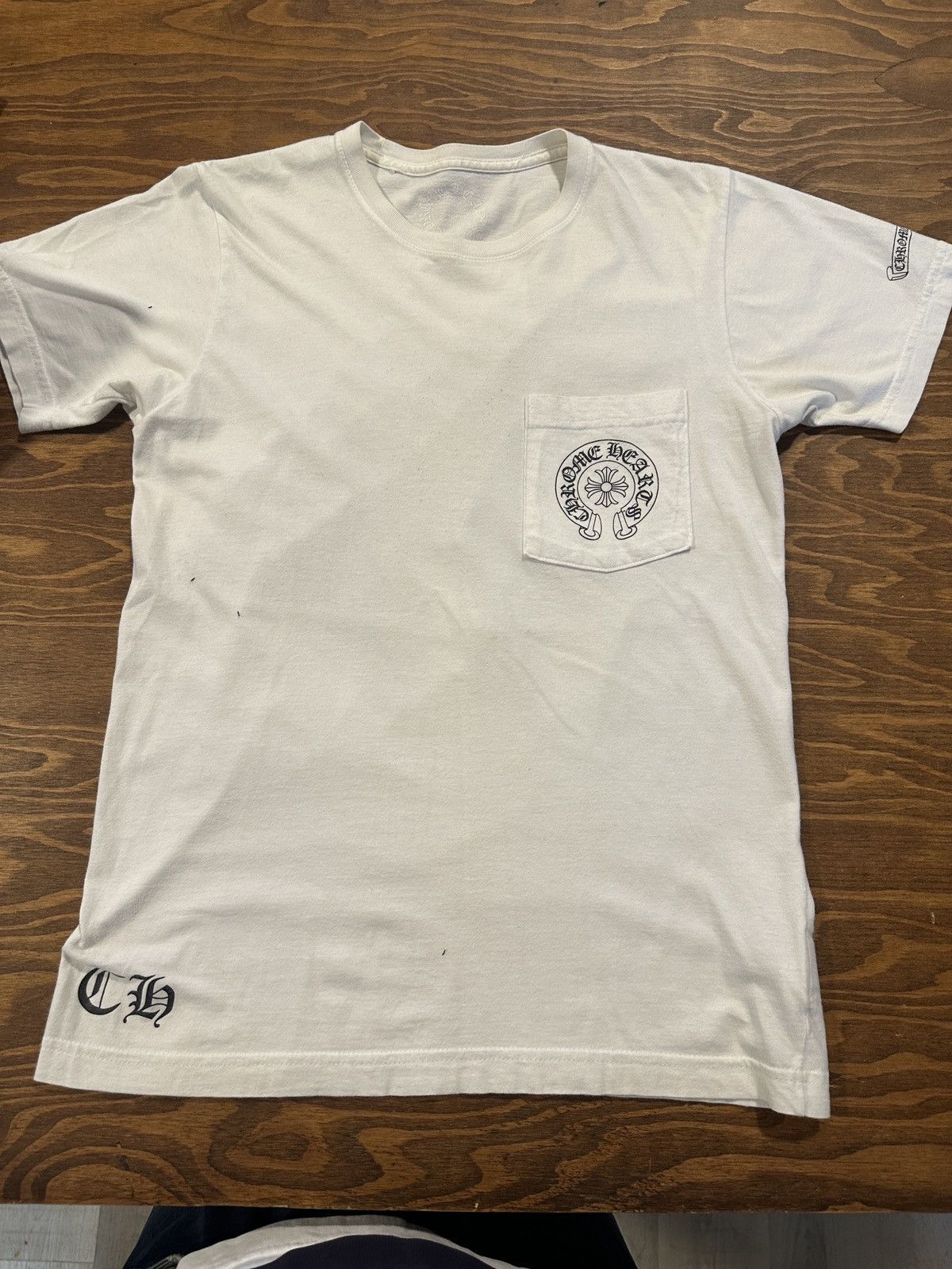 Chrome Hearts Chrome Hearts Horseshoe Pocket Tee Size US S / EU 44-46 / 1 - 1 Thumbnail