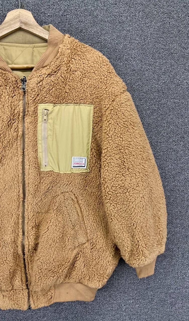 Japanese Brand Vintage Rodeo Crown Spellout Rare Reversible Hooded Jacket Size US L / EU 52-54 / 3 - 11 Thumbnail