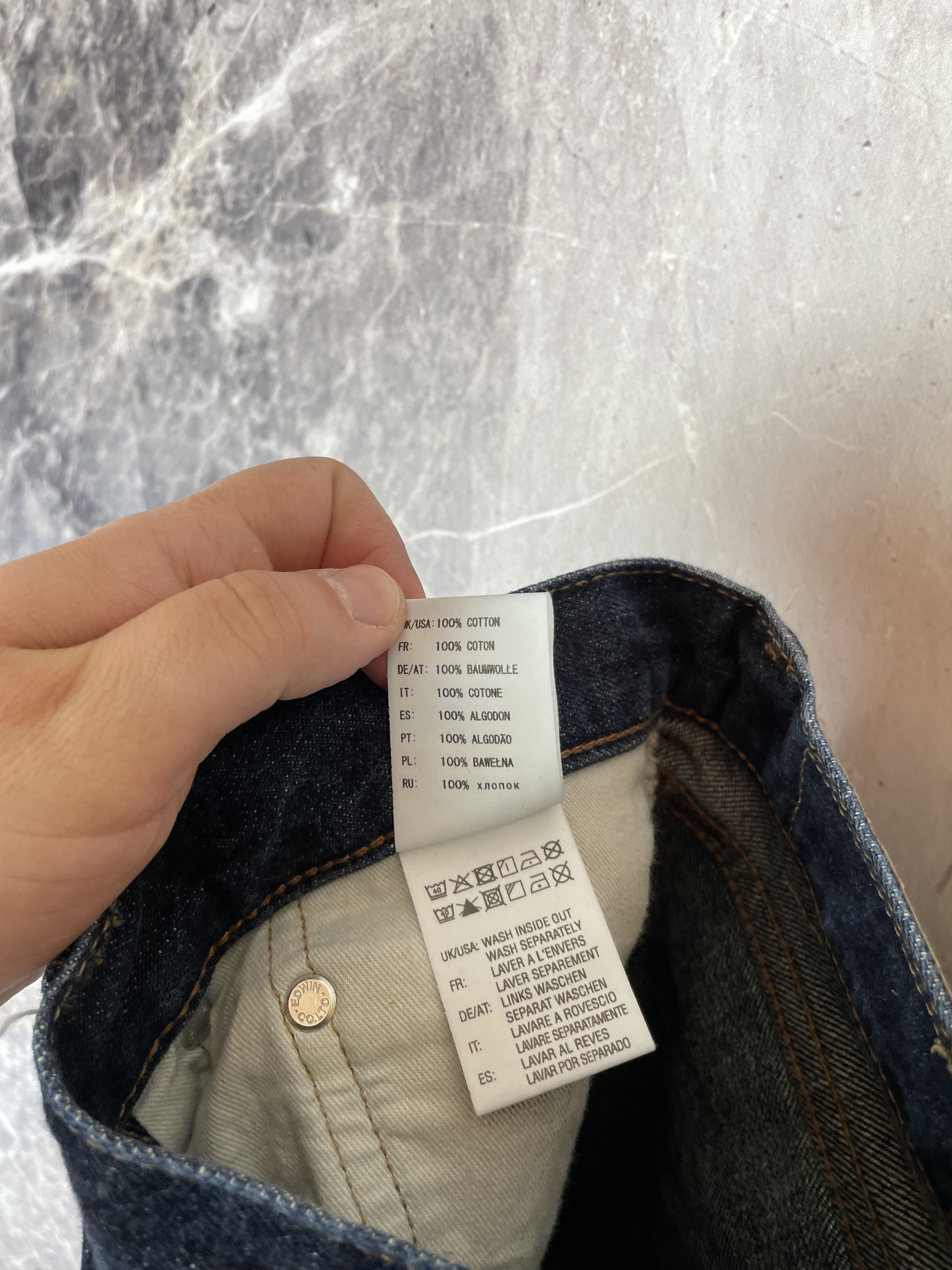 Edwin Edwin Jeans Selvage Denim Made in Japan Size US 34 / EU 50 - 11 Thumbnail