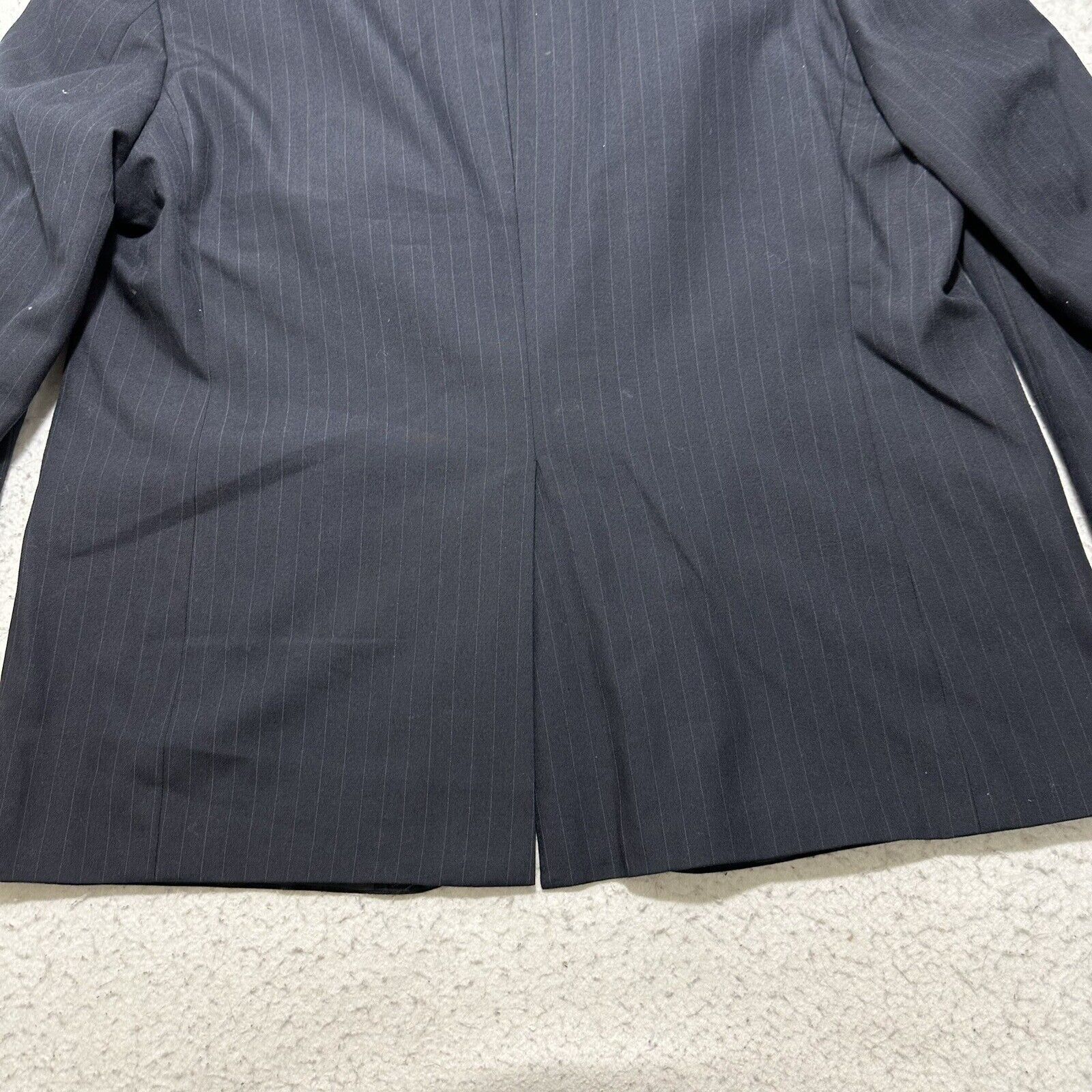 Other Vintage Kuppenheimer 50R Blue Pinstripe Suit Jacket Blazer Size 50R - 16 Thumbnail