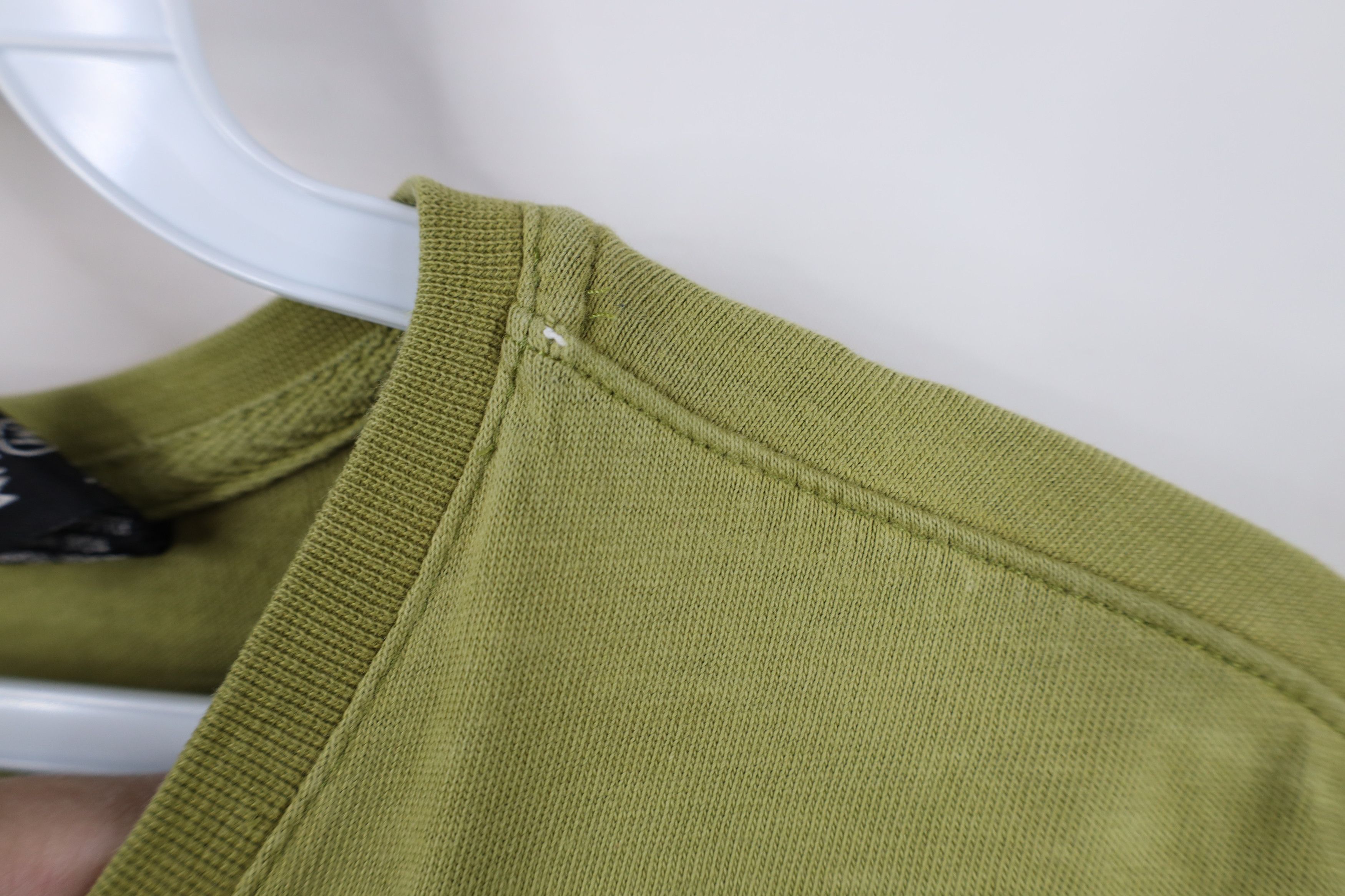 Vintage Vintage 90s Y2K Mossimo Surfing Blank Ribbed Knit T-Shirt Size M / US 6-8 / IT 42-44 - 5 Thumbnail