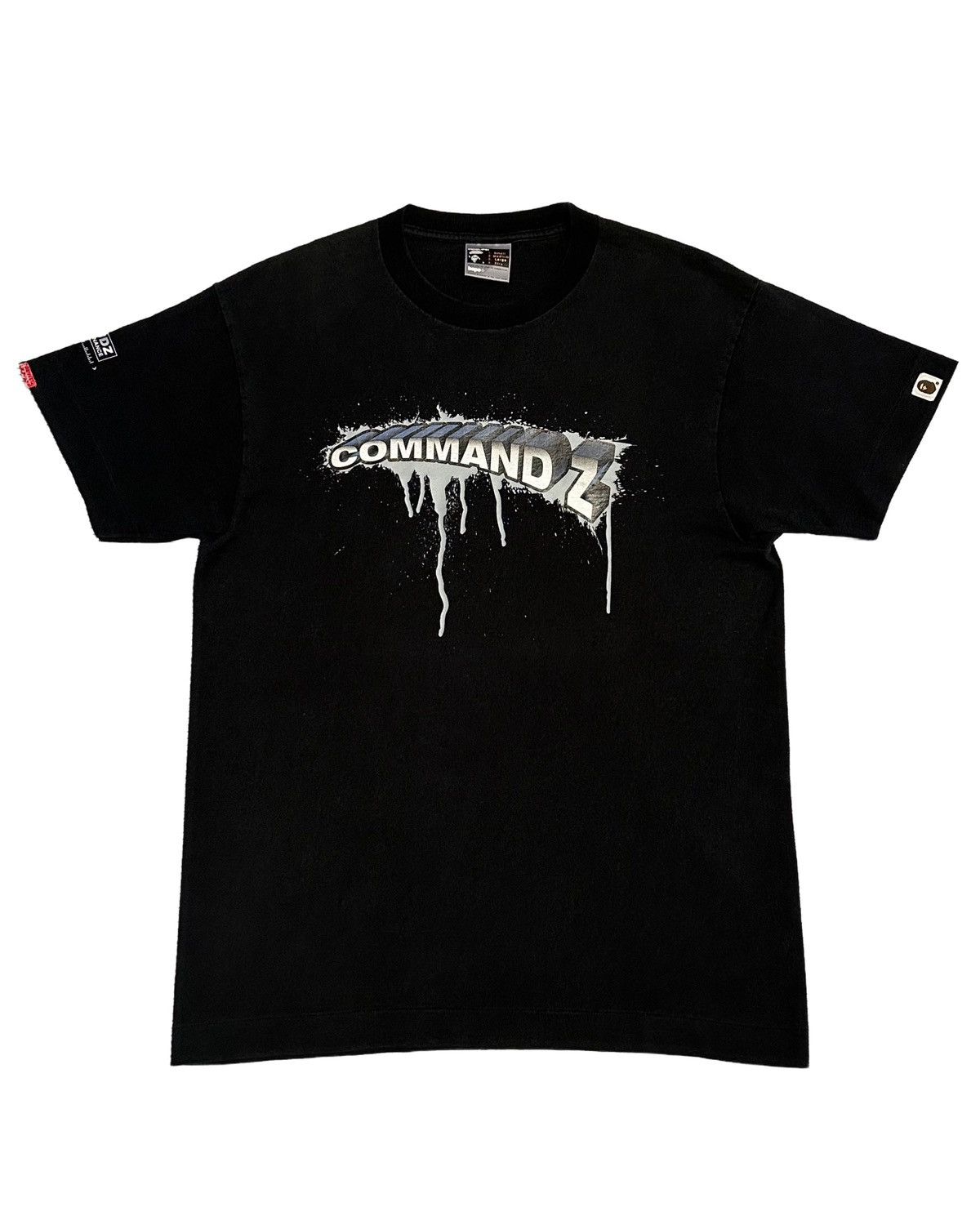 Bape FUTURA x STASH ++ 2000 COMMAND Z Exhibition Tee (Black) | Grailed