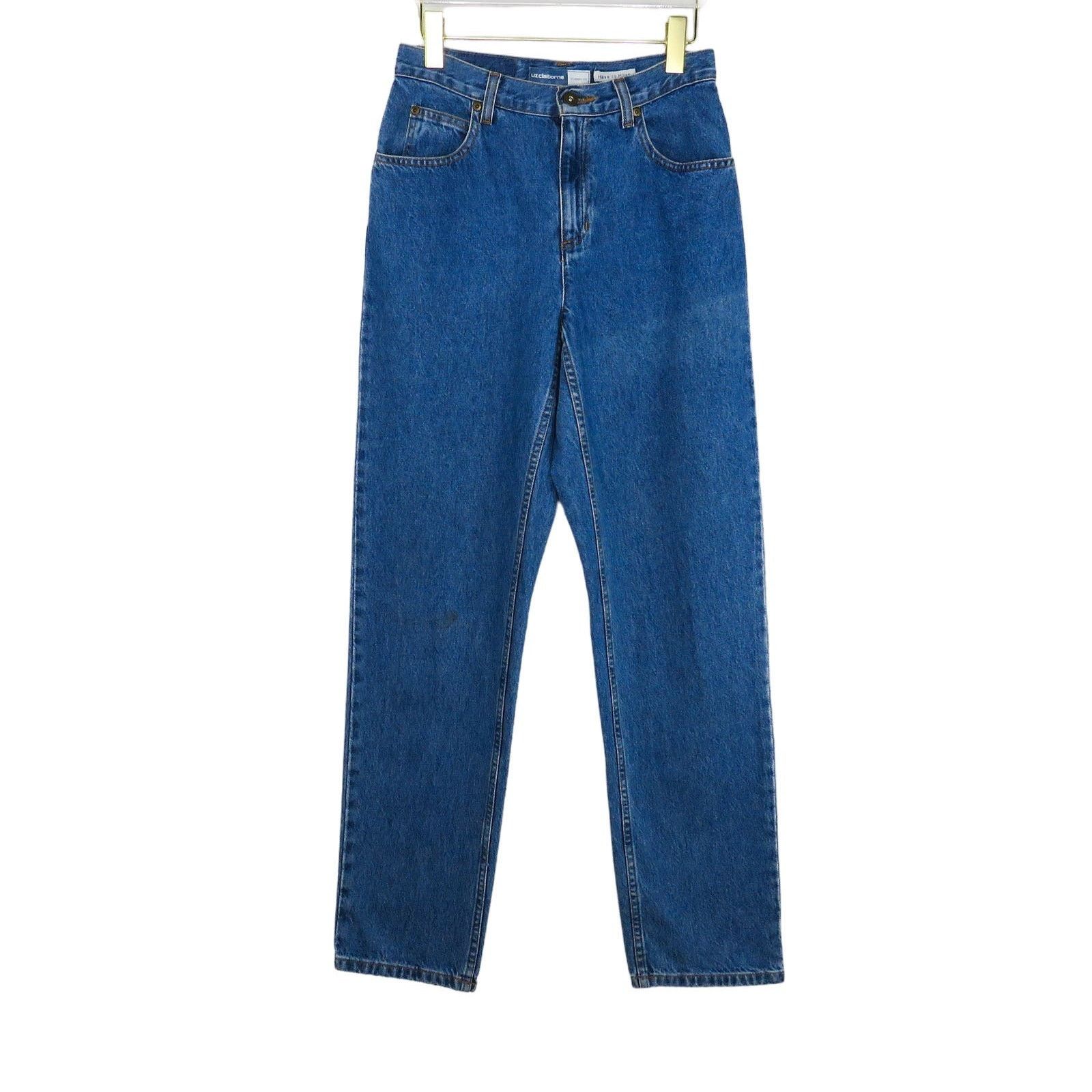 Vintage 1990s Vintage Liz Claiborne Straight Leg Mom Jeans 28" Size 28" / US 6 / IT 42 - 2 Thumbnail